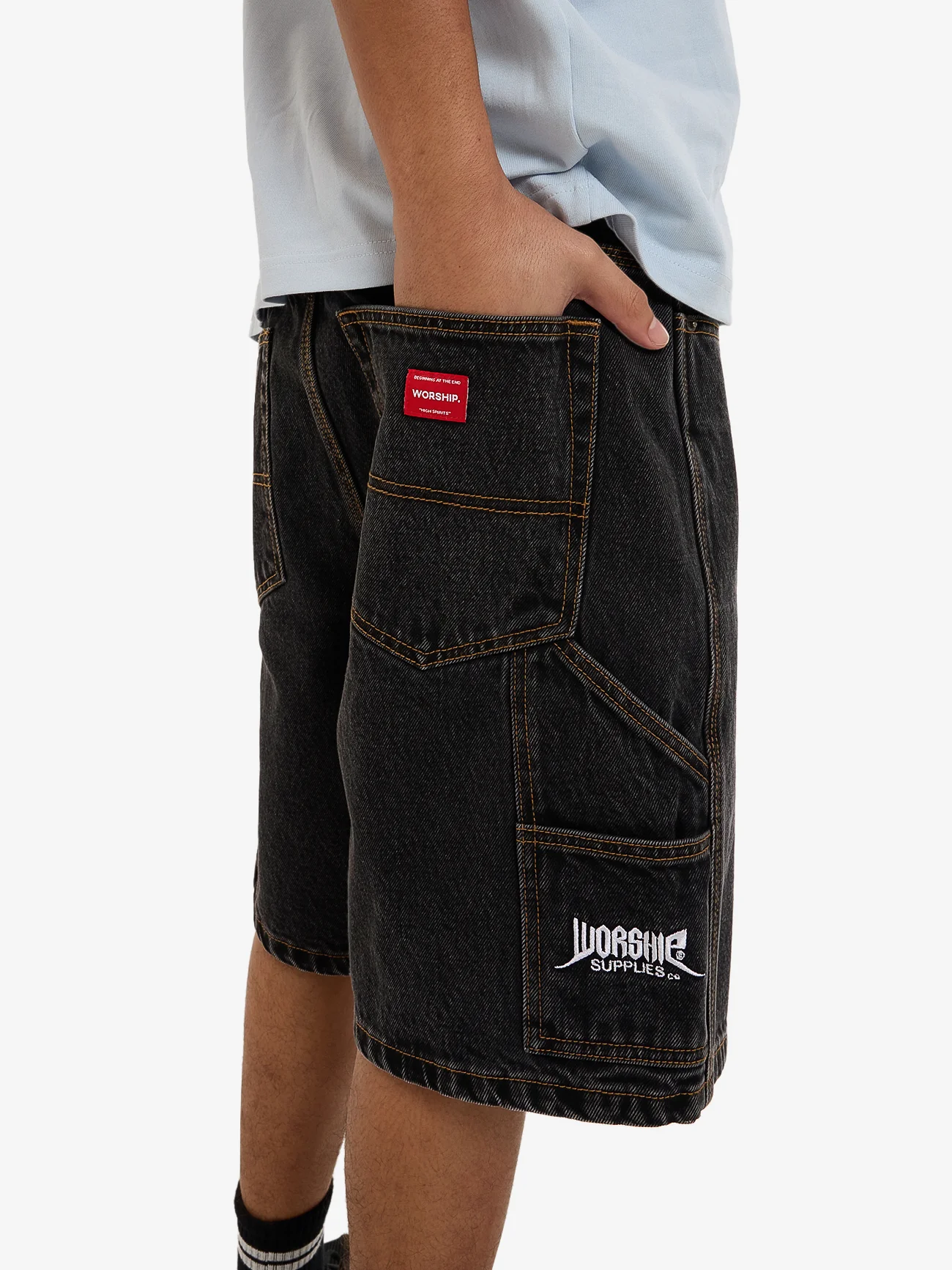 Nucore Carpenter Short - Black Rinse - Image 6