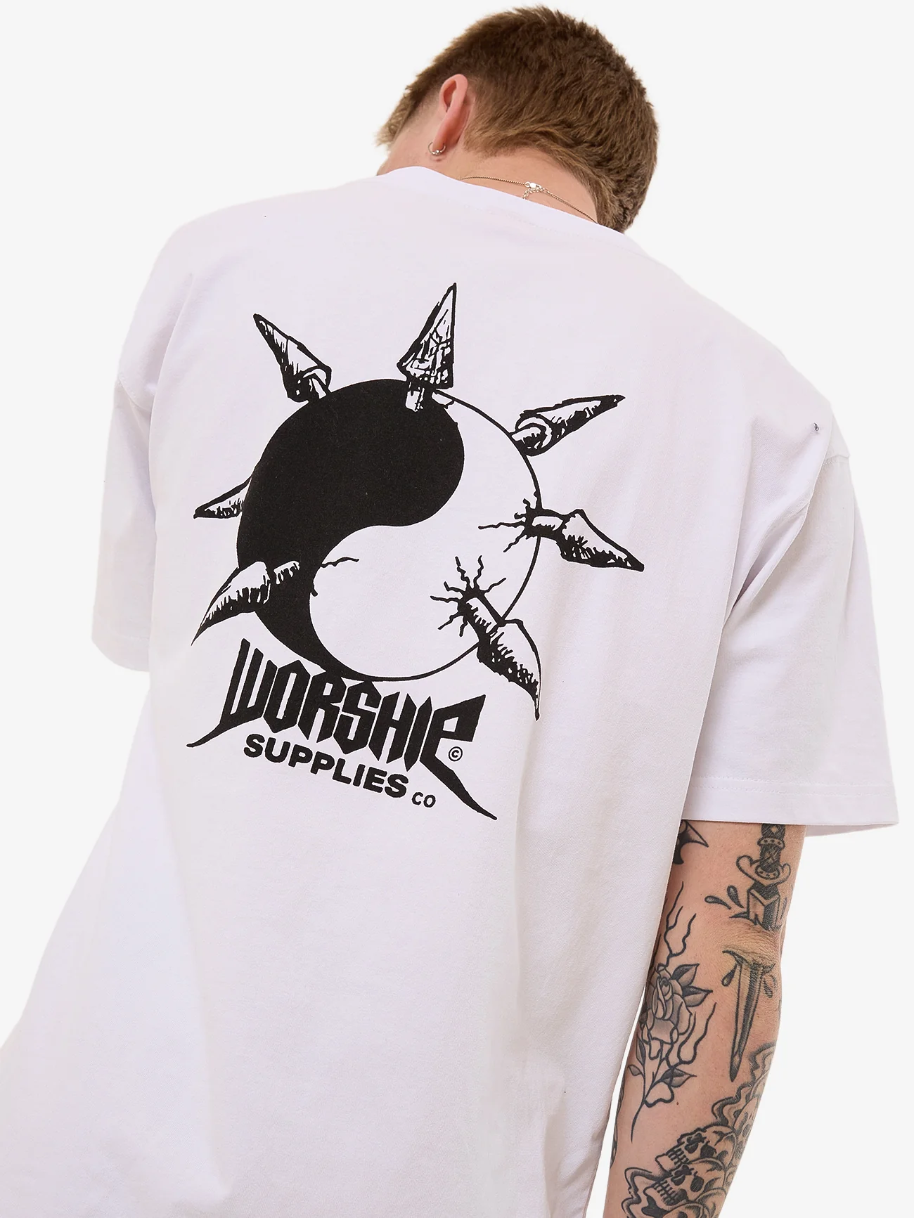 Nucore Spike Tee - White - Image 7