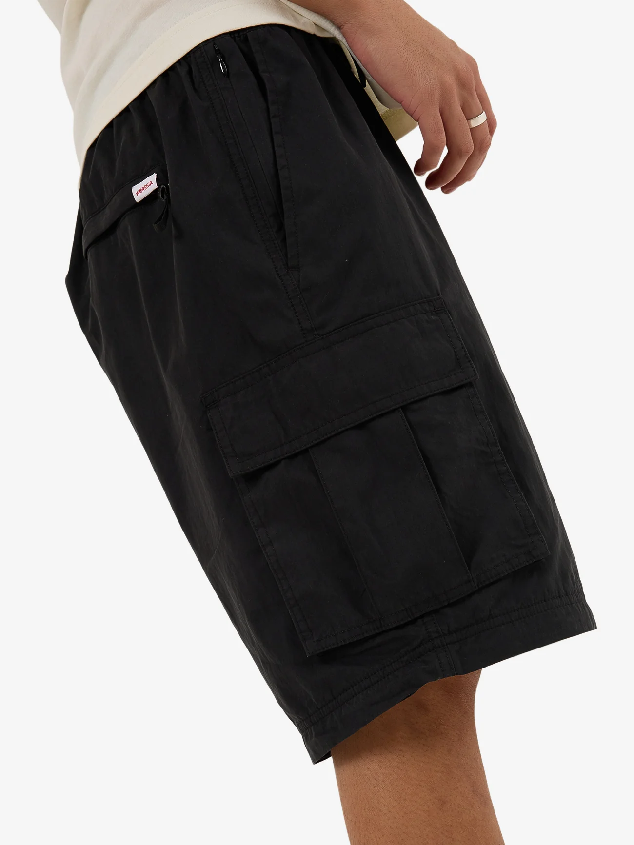 Nucore Zip Off Cargo Pant - Washed Black - Image 10