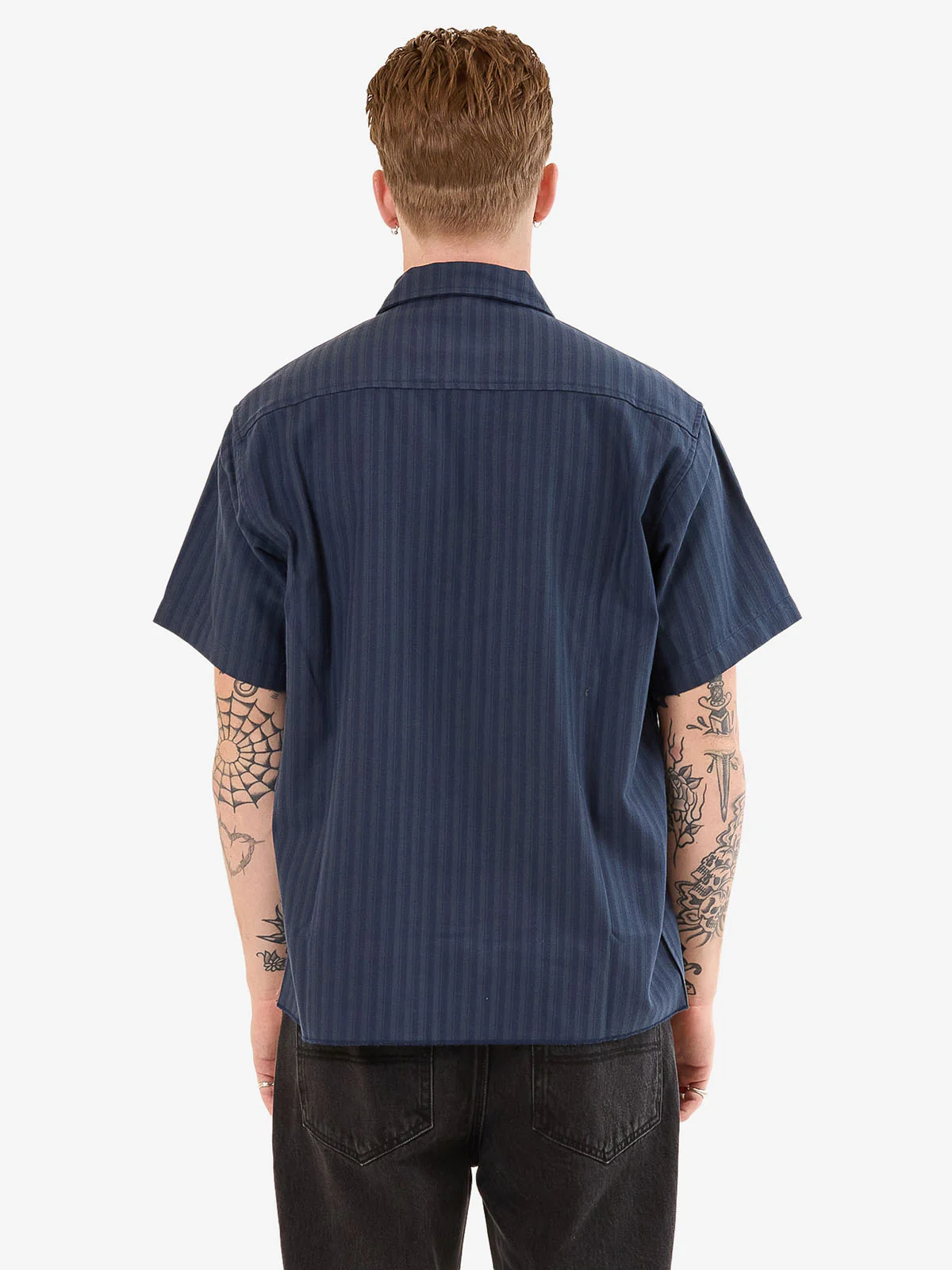 Observer Short Sleeve Shirt - Peacoat - Image 2