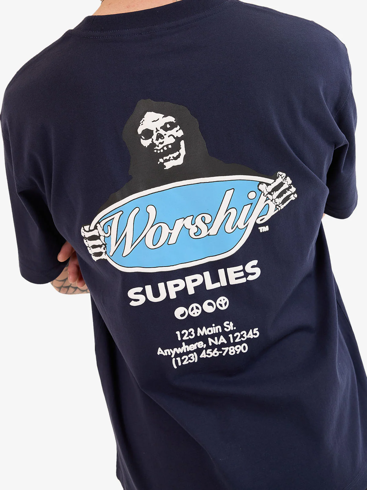 Observer Tee - Peacoat - Image 2