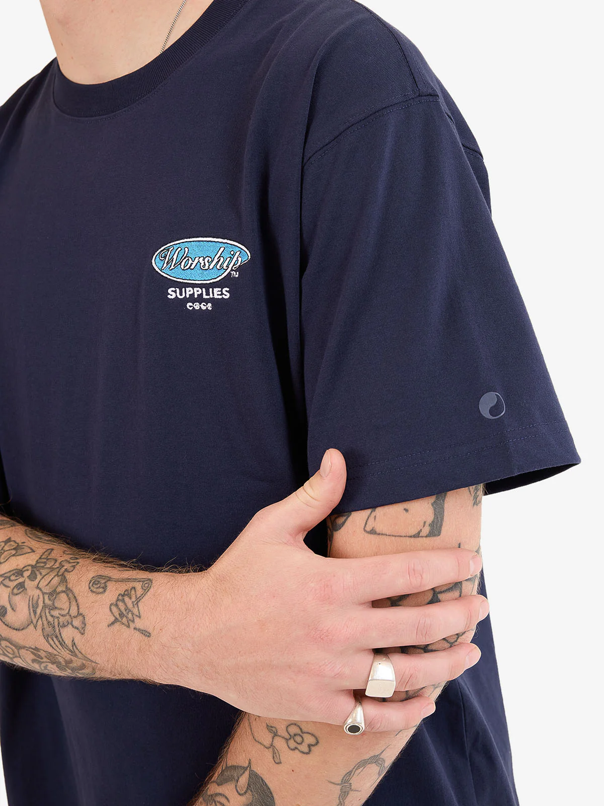 Observer Tee - Peacoat - Image 4