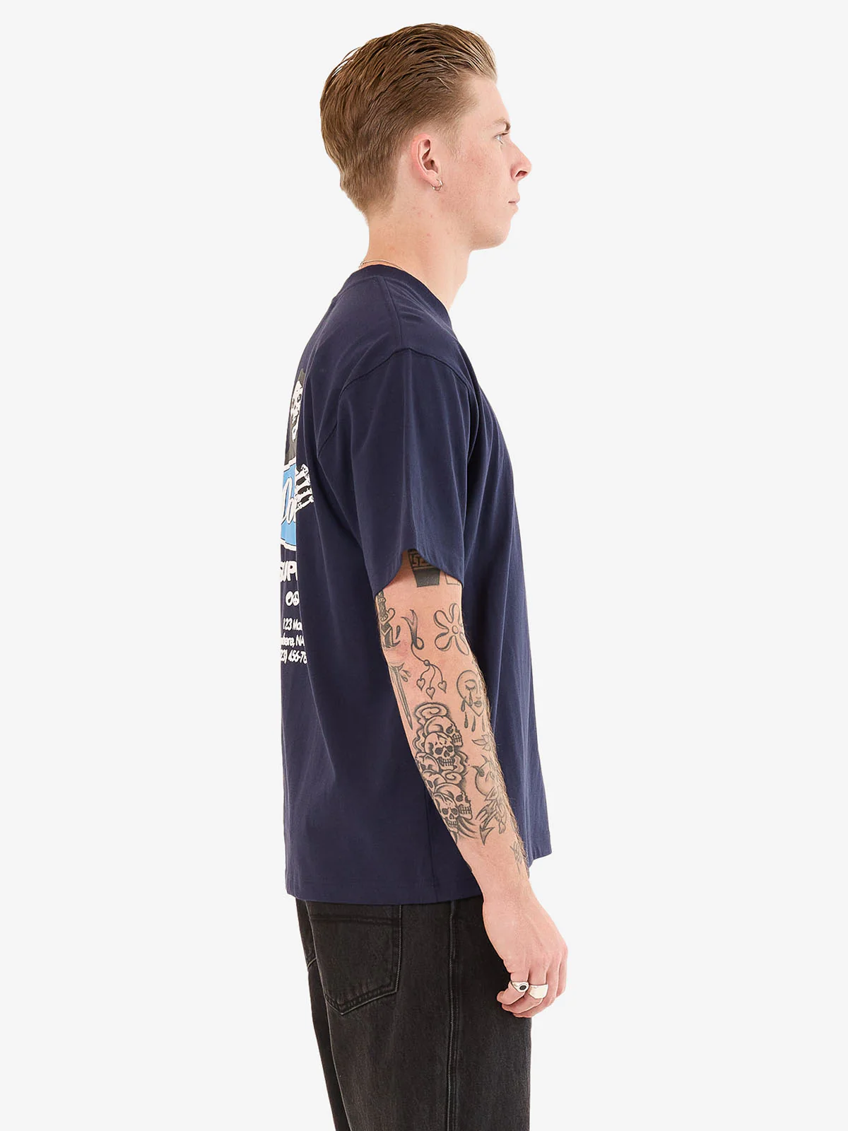 Observer Tee - Peacoat - Image 5