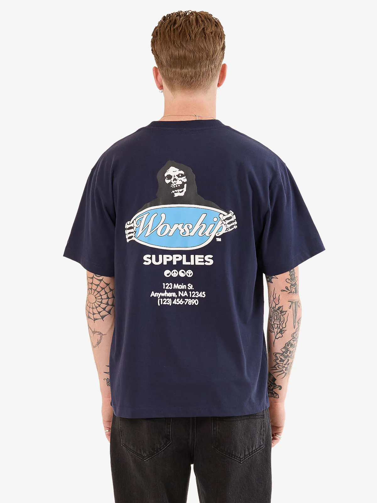 Observer Tee - Peacoat - Image 6