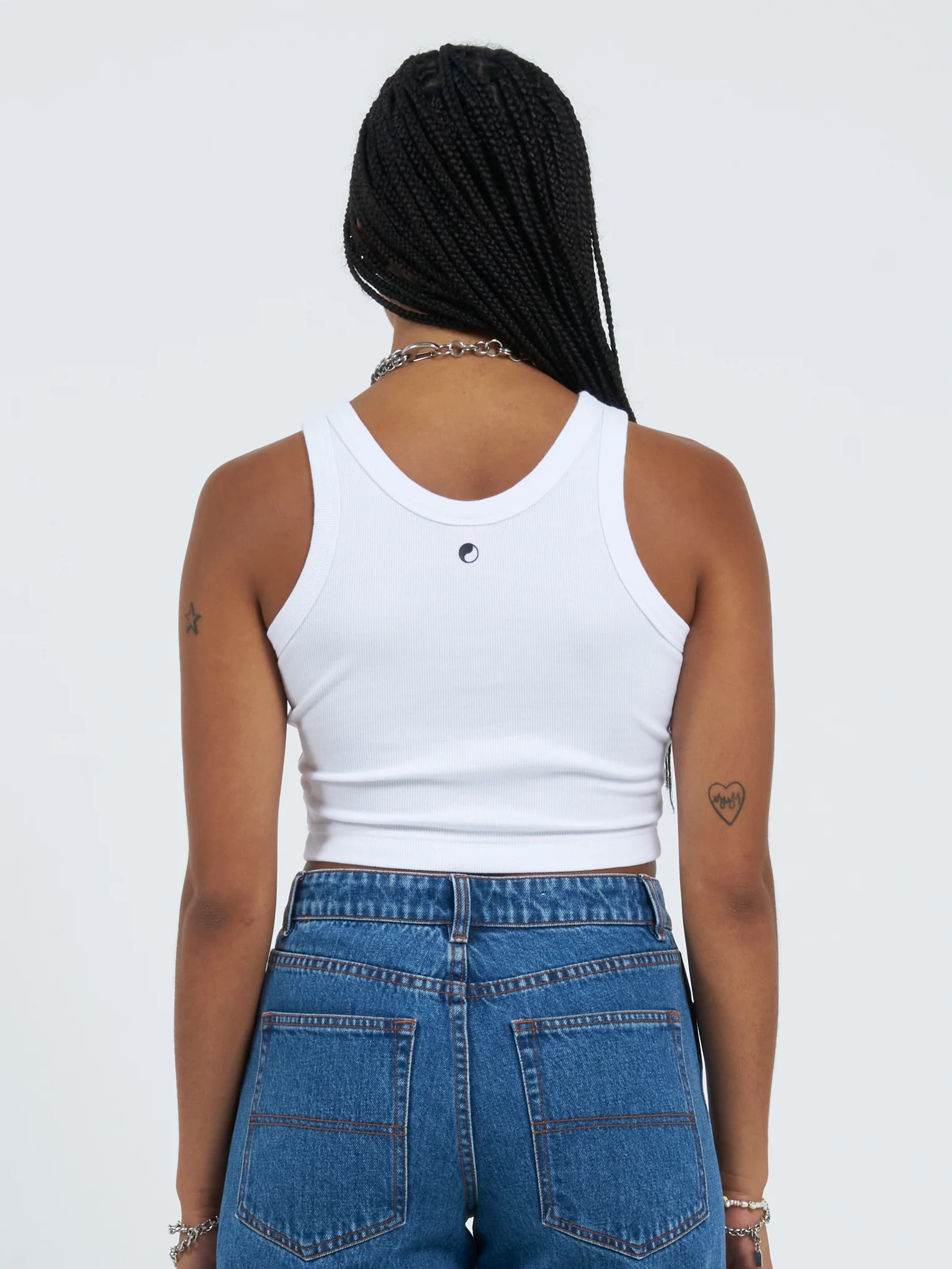 Offerings Crop Sport Tank - White - Image 2