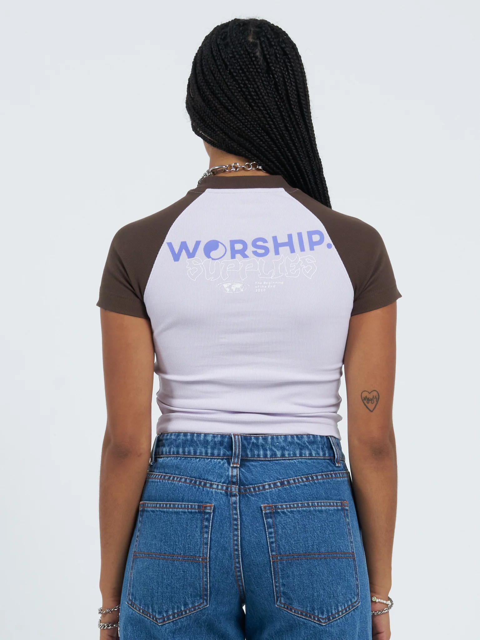 Offerings Slim Raglan Tee - Orchid Hush - Image 2