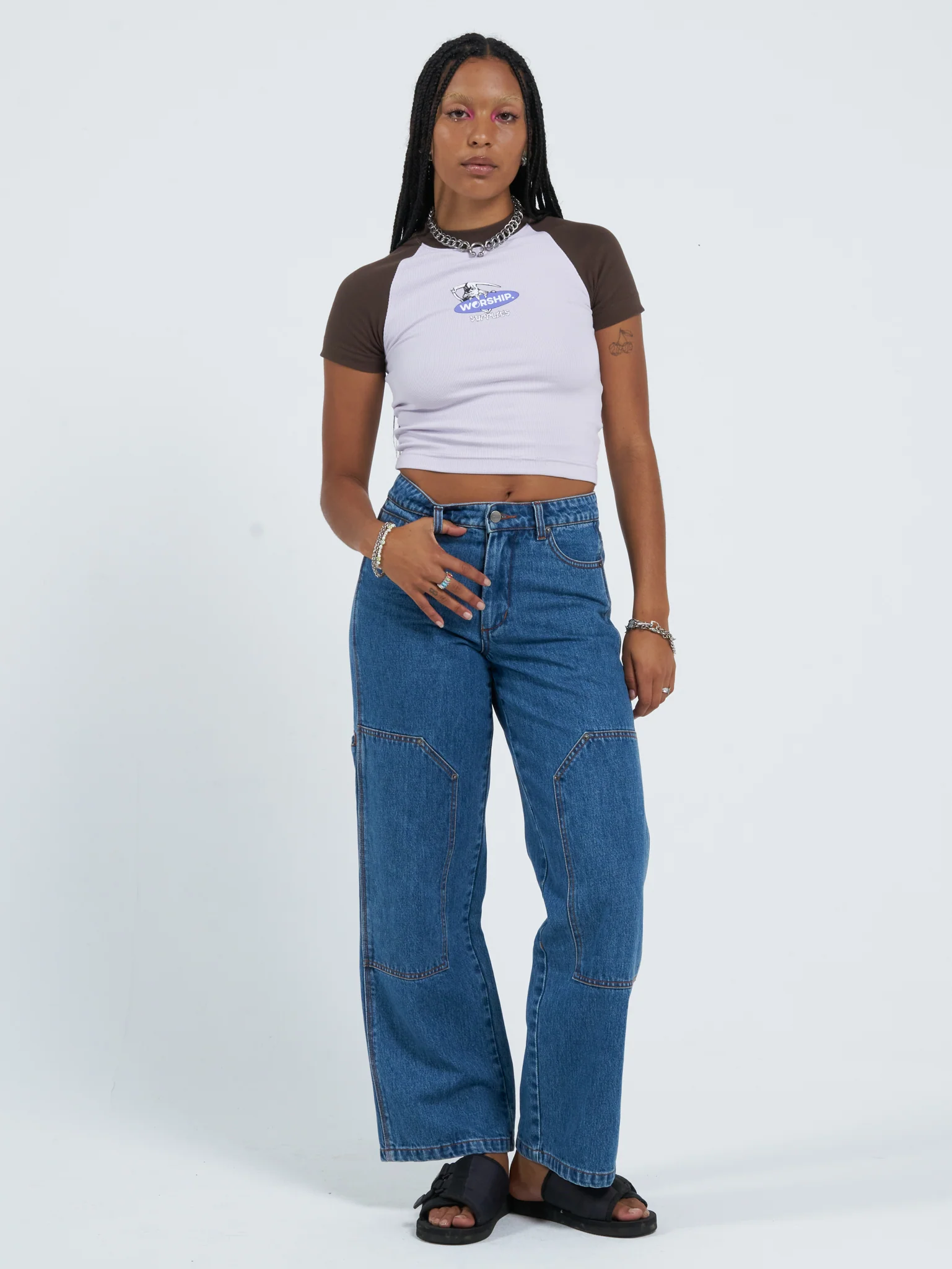 Offerings Slim Raglan Tee - Orchid Hush - Image 5