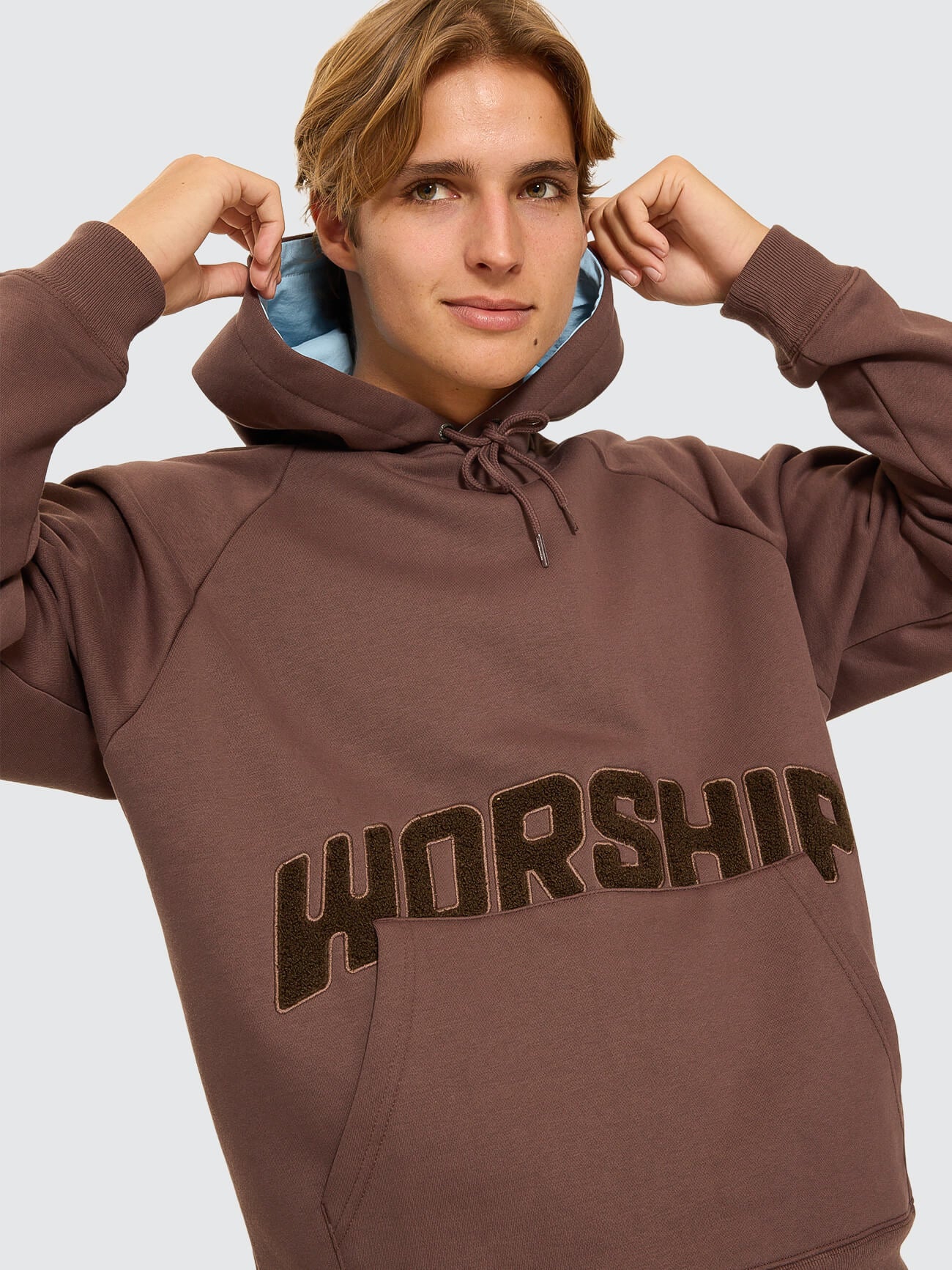 Ohfour Raglan Pullover Hood - Dark Choc Brown - Image 2
