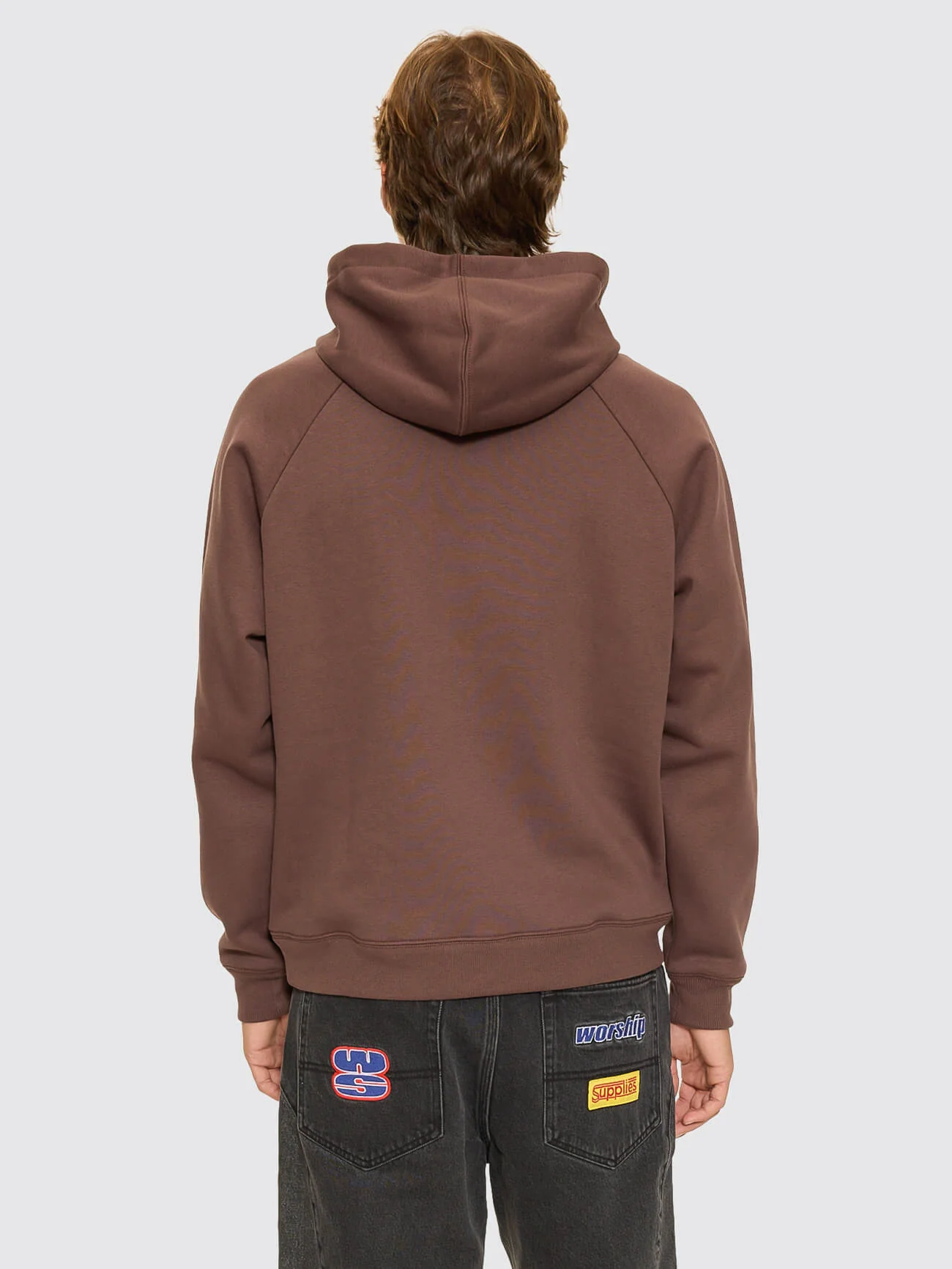 Ohfour Raglan Pullover Hood - Dark Choc Brown - Image 5