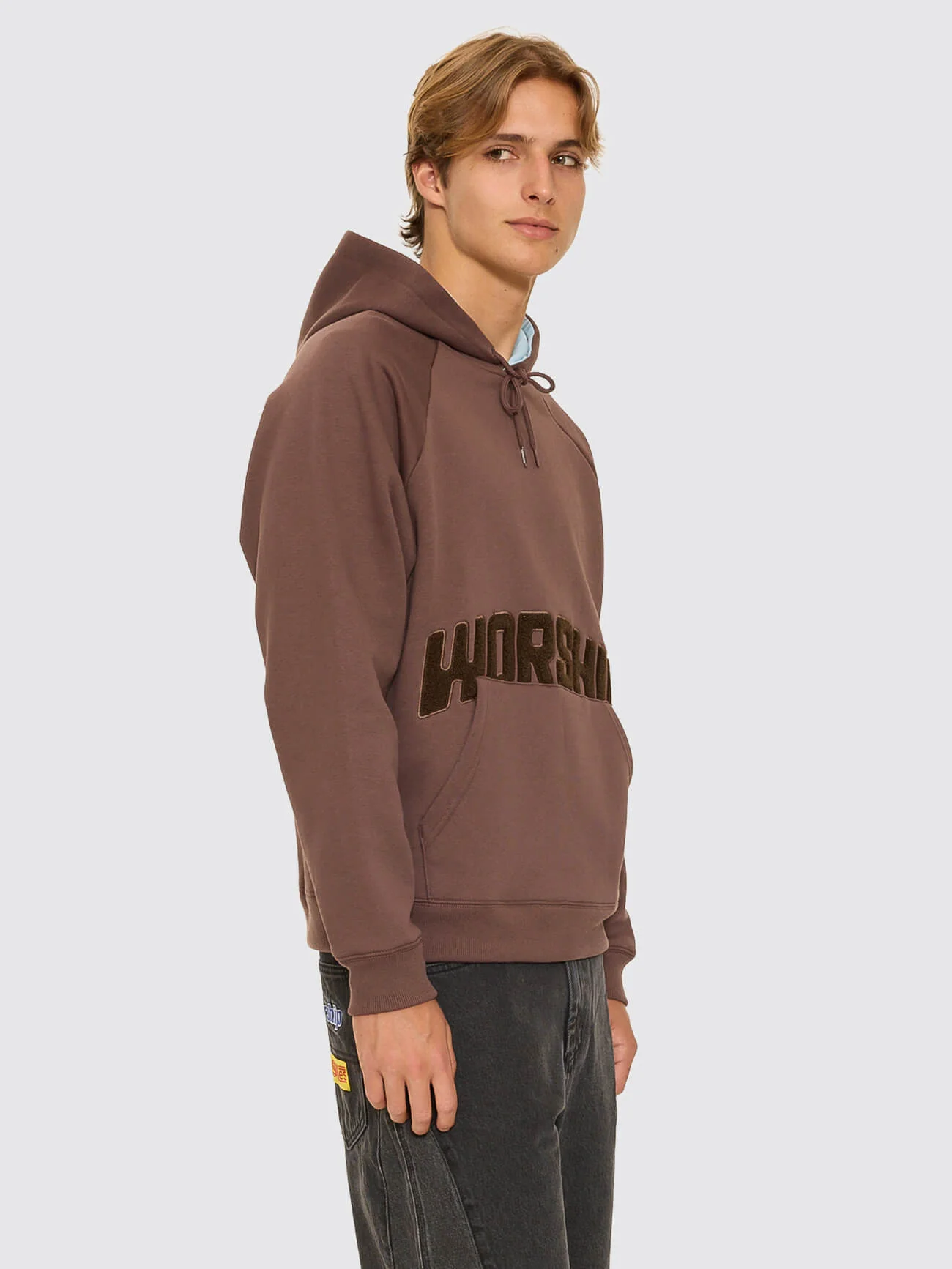 Ohfour Raglan Pullover Hood - Dark Choc Brown - Image 6