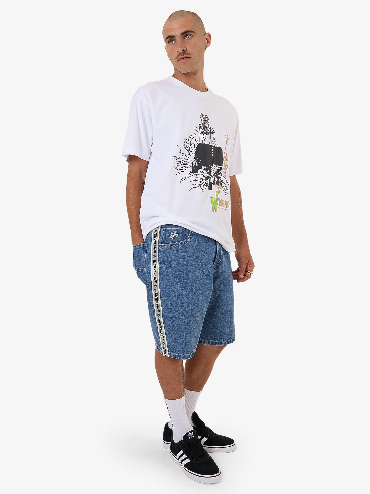 Pacer Big Dawg Jean Short - Sky High Blue - Image 4