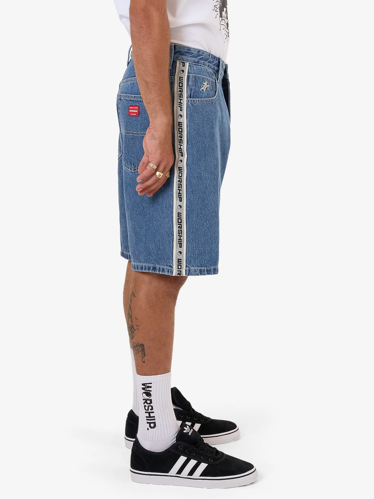 Pacer Big Dawg Jean Short - Sky High Blue - Image 5