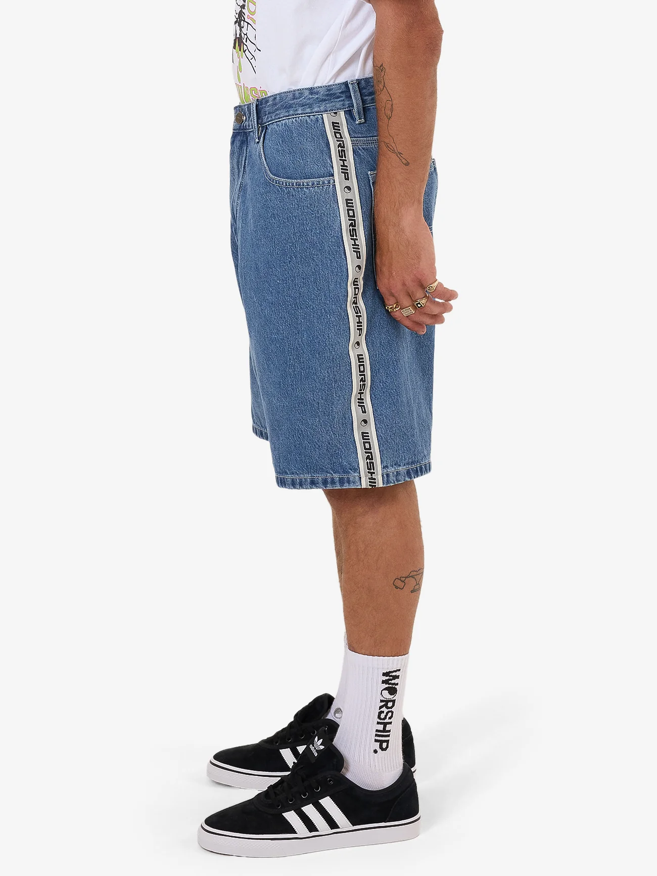 Pacer Big Dawg Jean Short - Sky High Blue - Image 7