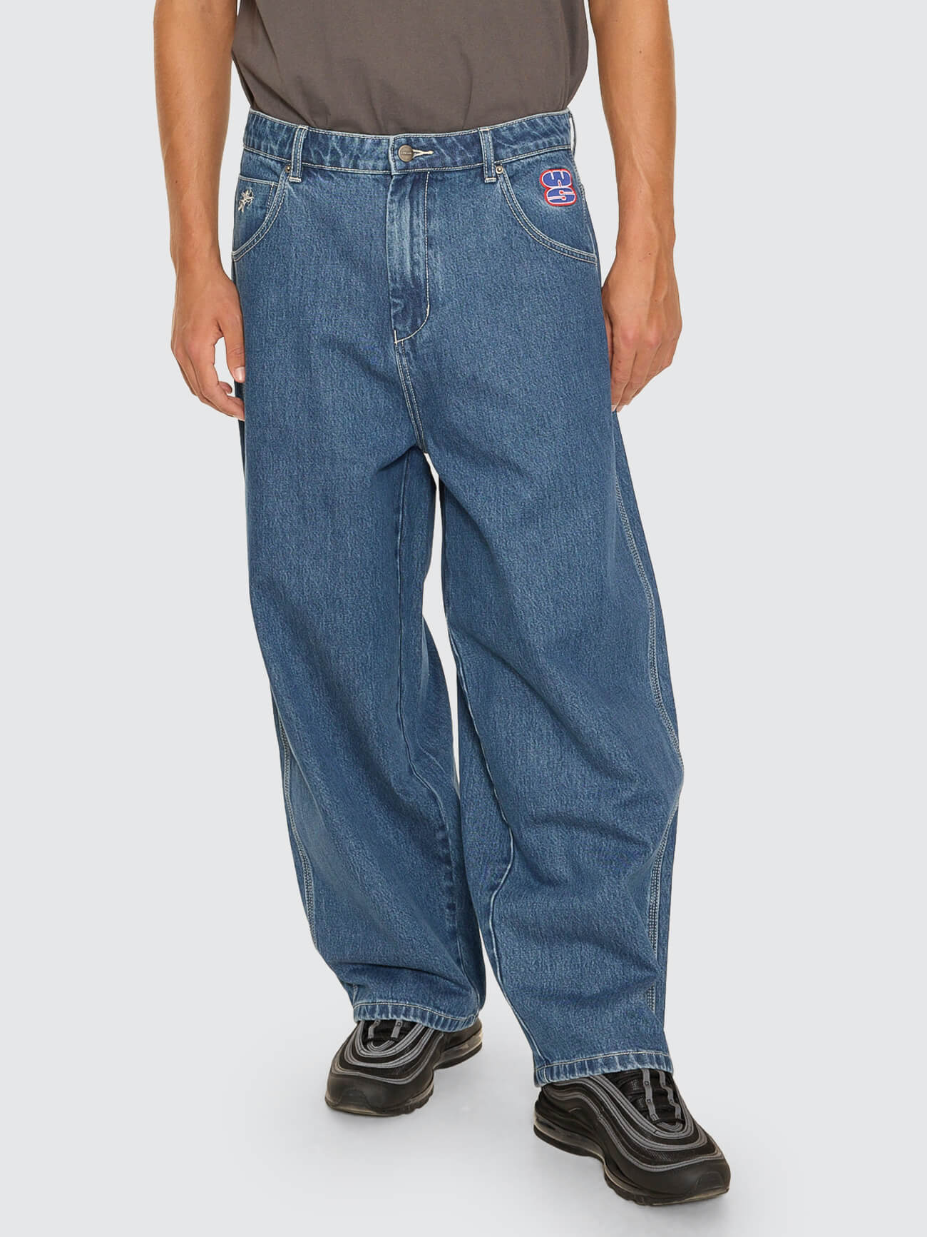 Panorama Dozer Jean - Worn Blue Rinse - Image 6