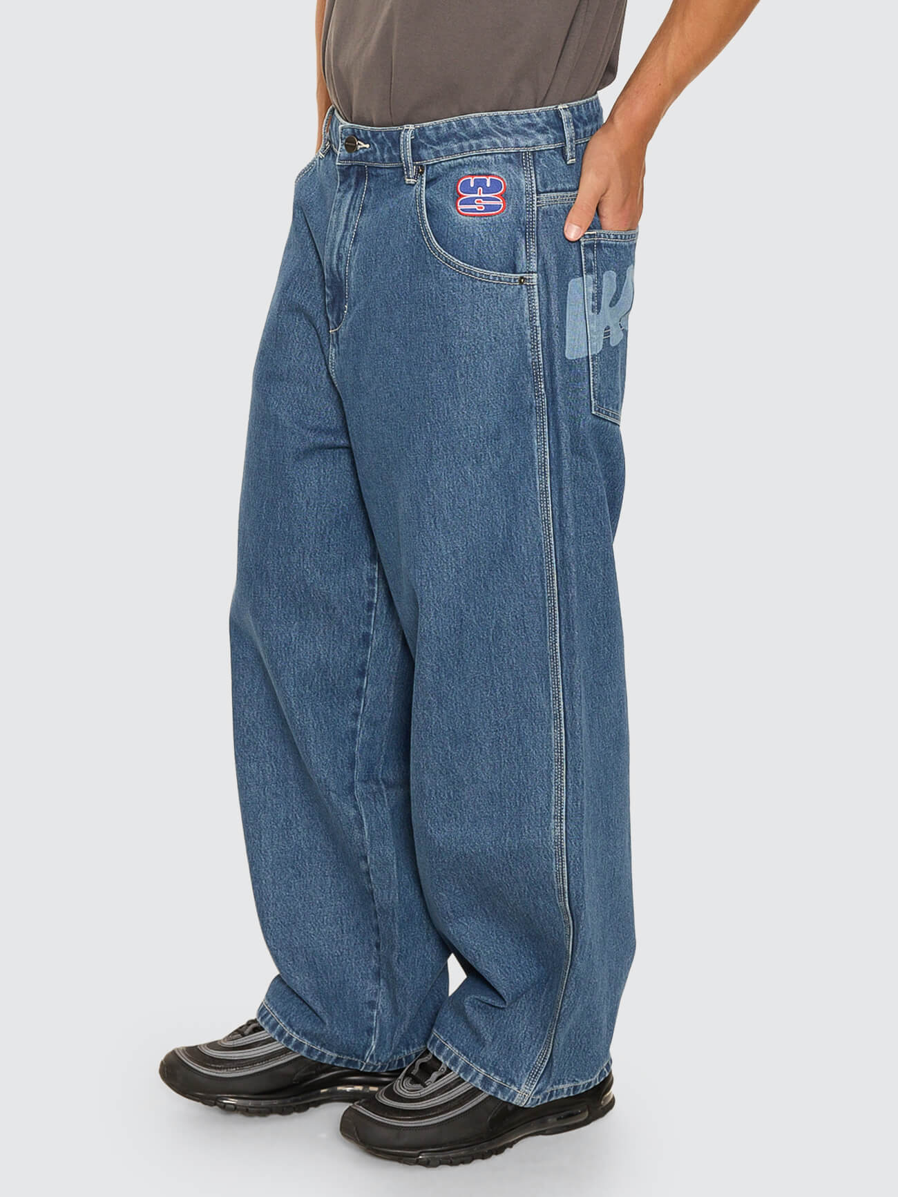 Panorama Dozer Jean - Worn Blue Rinse - Image 7