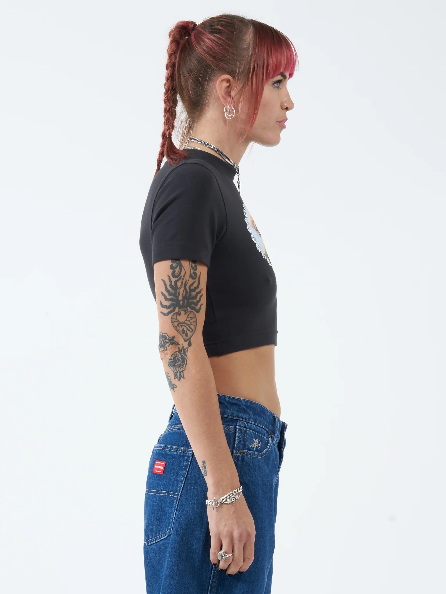 Periodic Micro Tee - Worn Black - Image 3