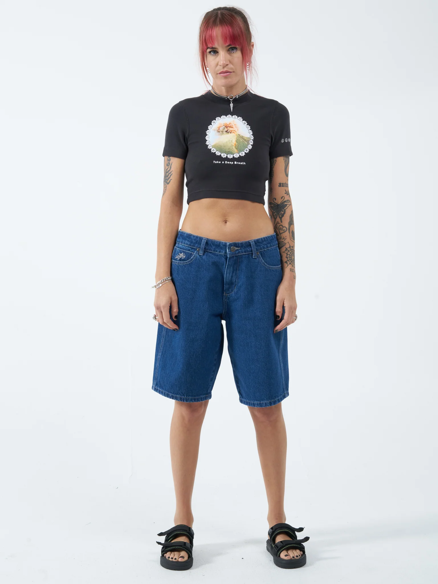 Periodic Micro Tee - Worn Black - Image 5