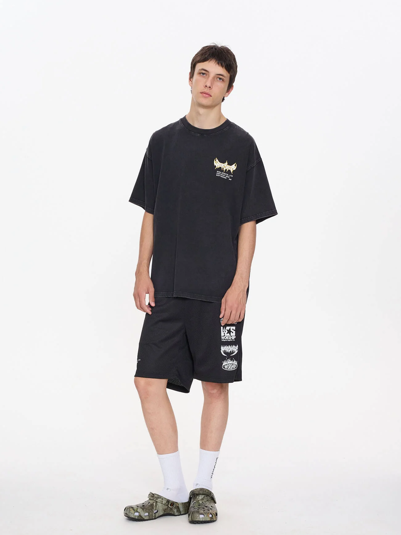 Pile Up Oversize Tee - Black - Image 3