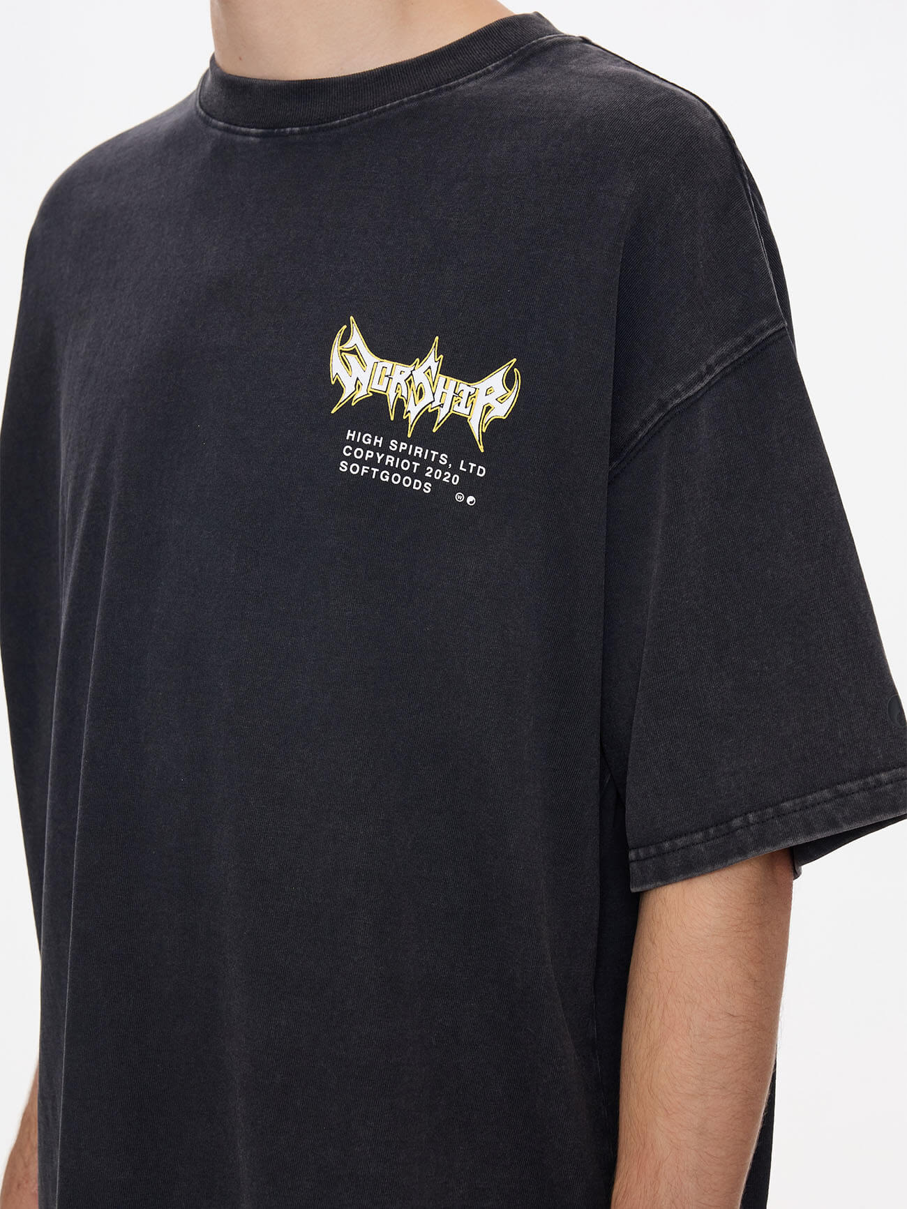Pile Up Oversize Tee - Black - Image 4