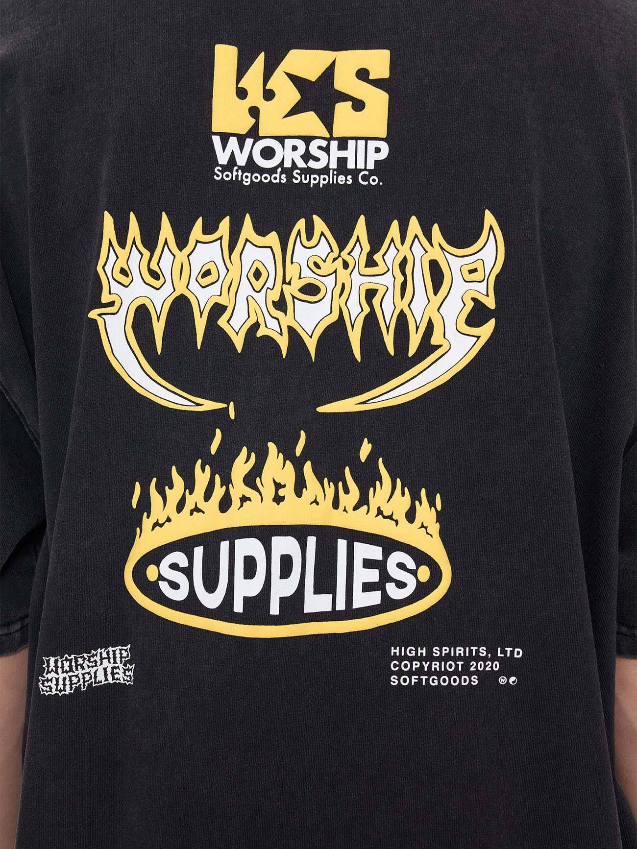 Pile Up Oversize Tee - Black - Image 6
