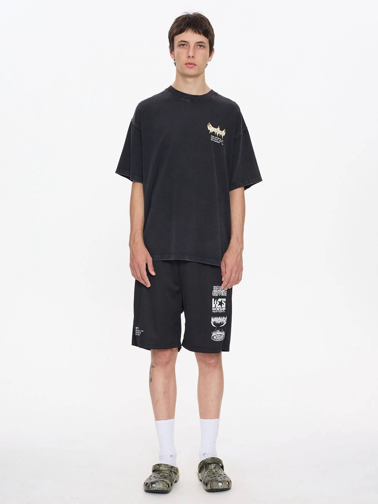 Pile Up Oversize Tee - Black - Image 9