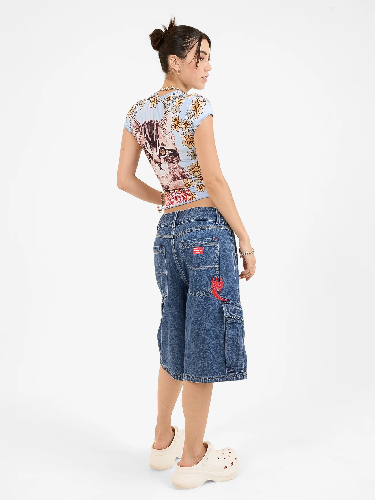 Playtime Cap Sleeve Top - Cerulean Blue - Image 6