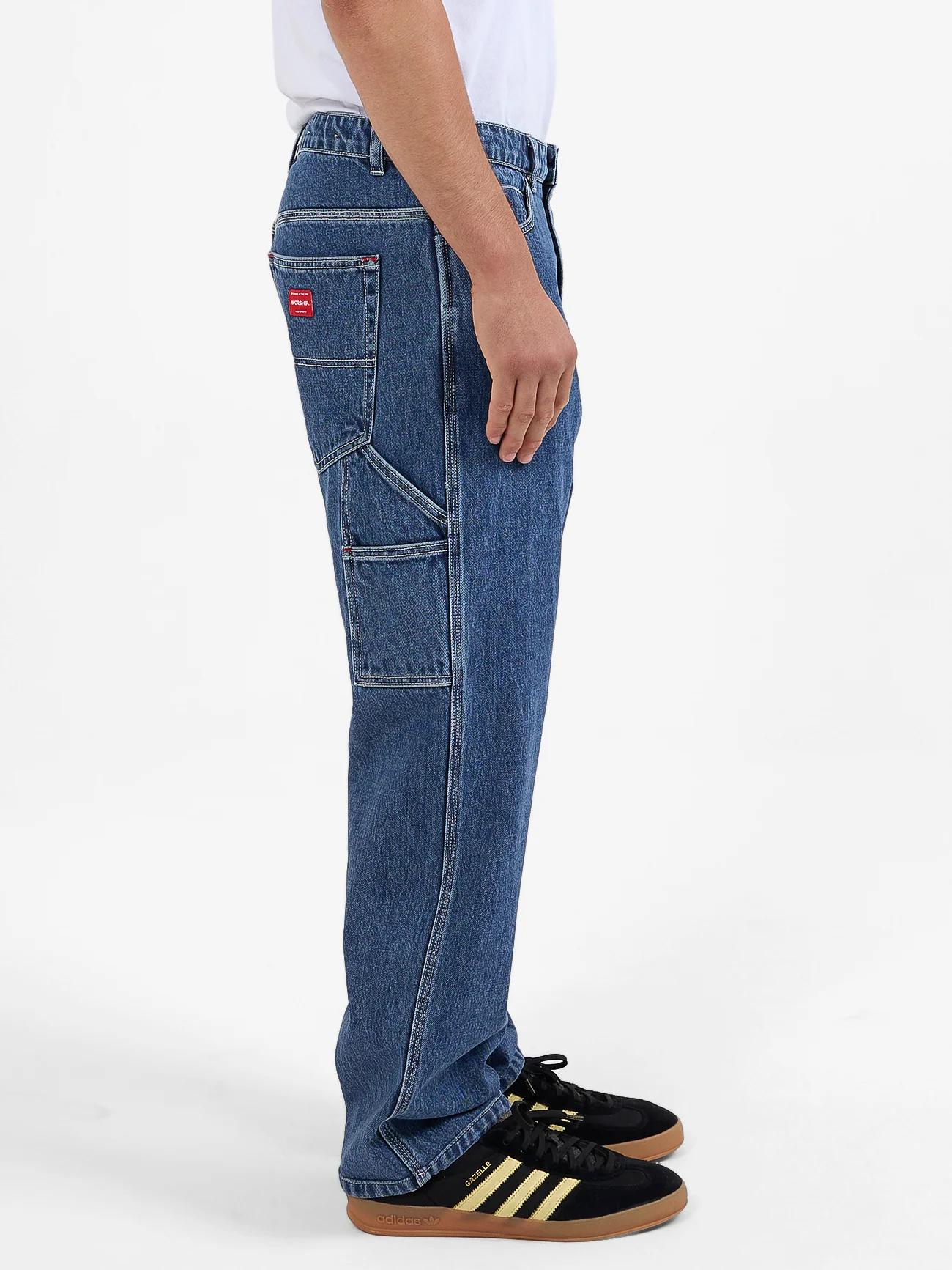 Playtime  Carpenter Jean - Worn Blue Rinse - Image 3