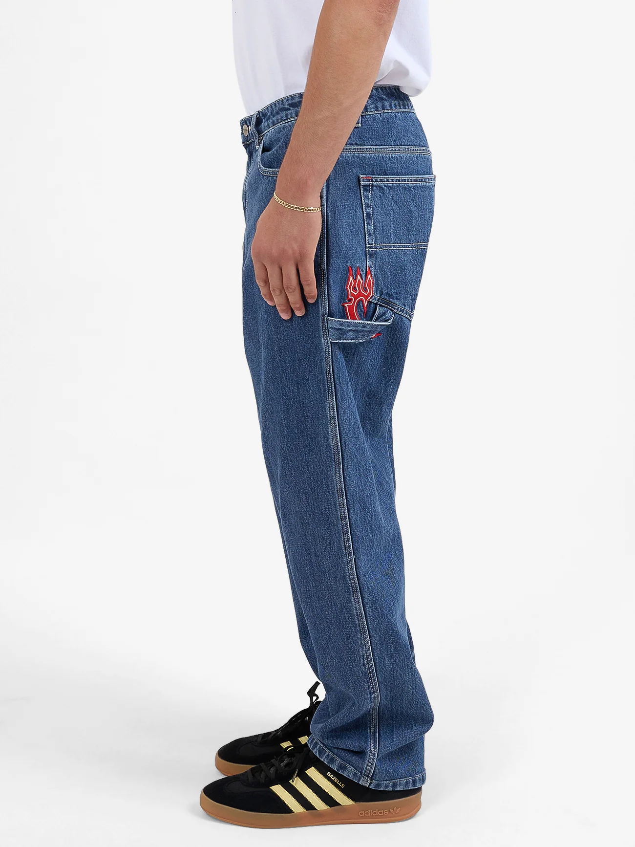 Playtime  Carpenter Jean - Worn Blue Rinse - Image 4