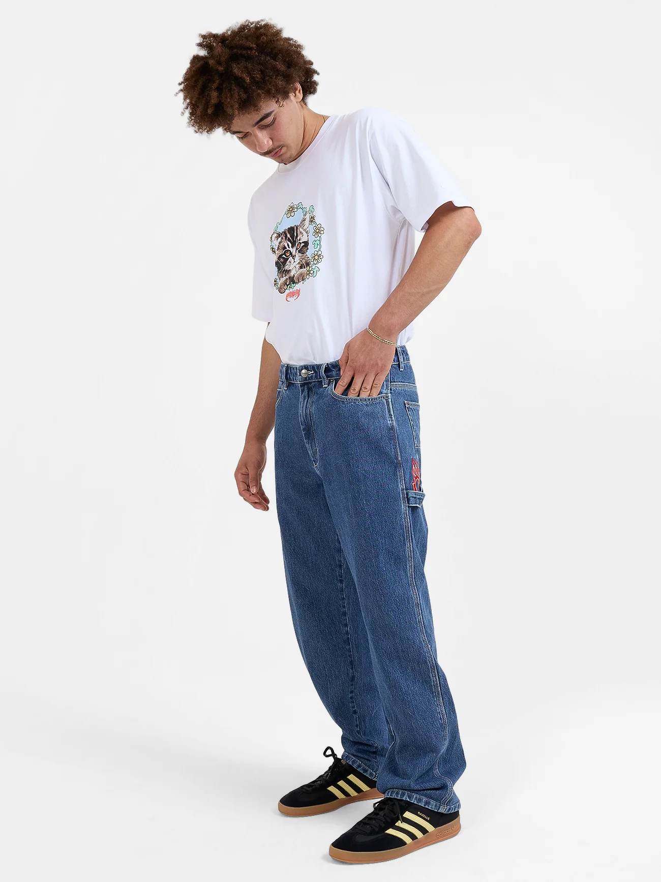 Playtime  Carpenter Jean - Worn Blue Rinse - Image 5