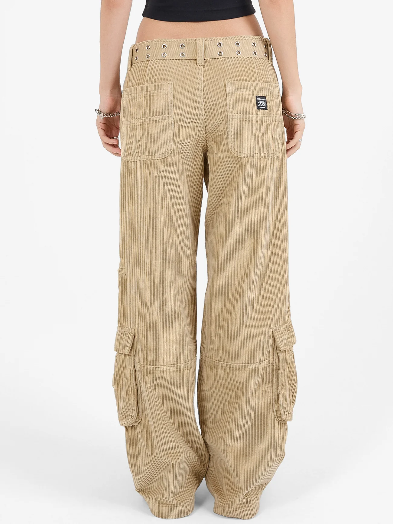 Podium Cord Cargo Pant - Faded Khaki - Image 2