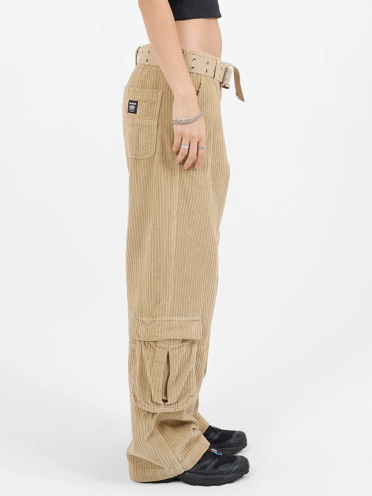 Podium Cord Cargo Pant - Faded Khaki - Image 3