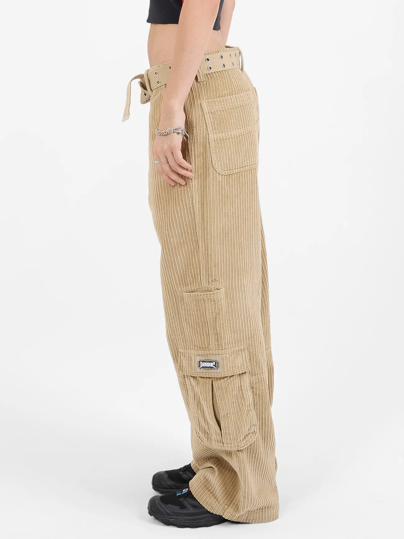 Podium Cord Cargo Pant - Faded Khaki - Image 4