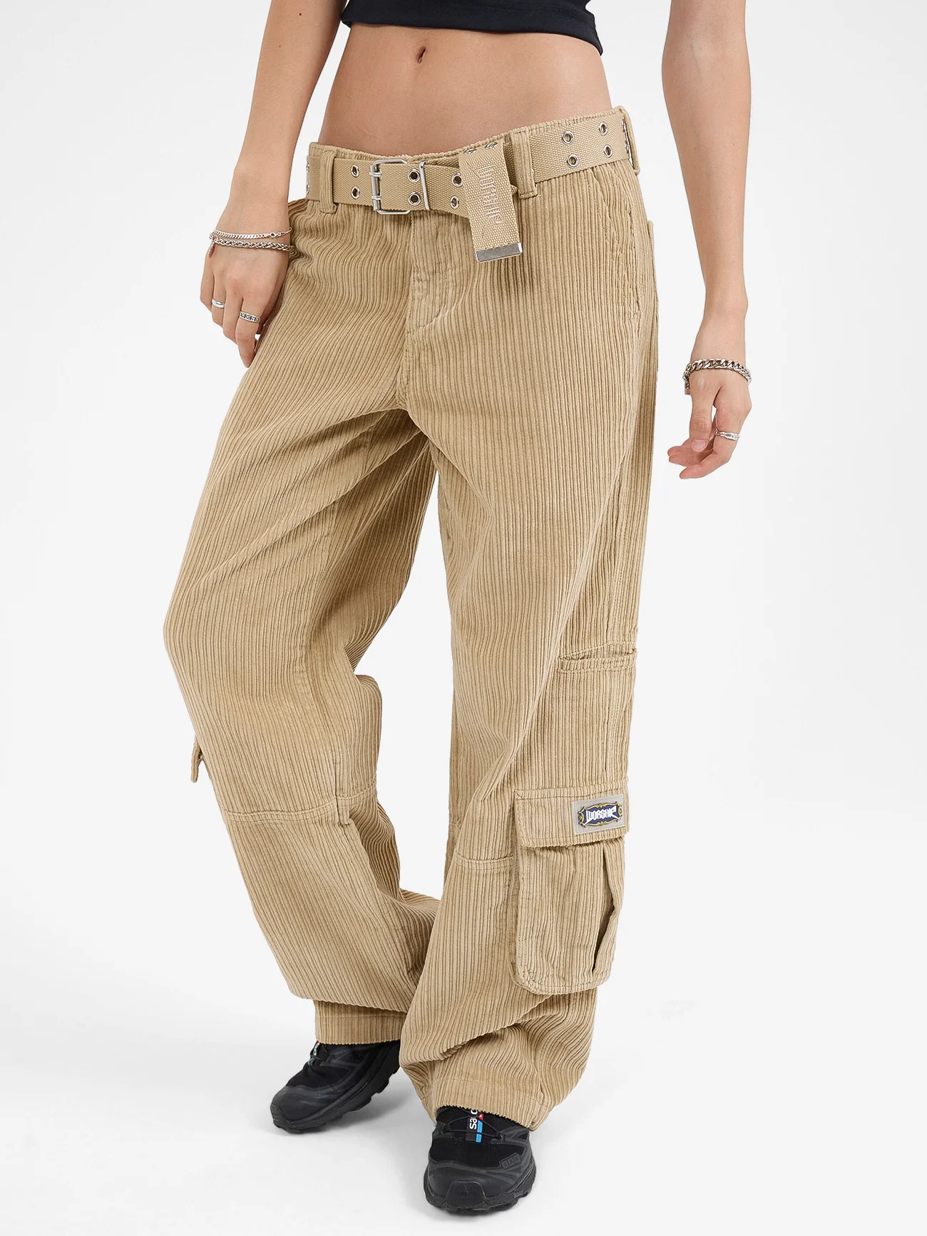 Podium Cord Cargo Pant - Faded Khaki - Image 7