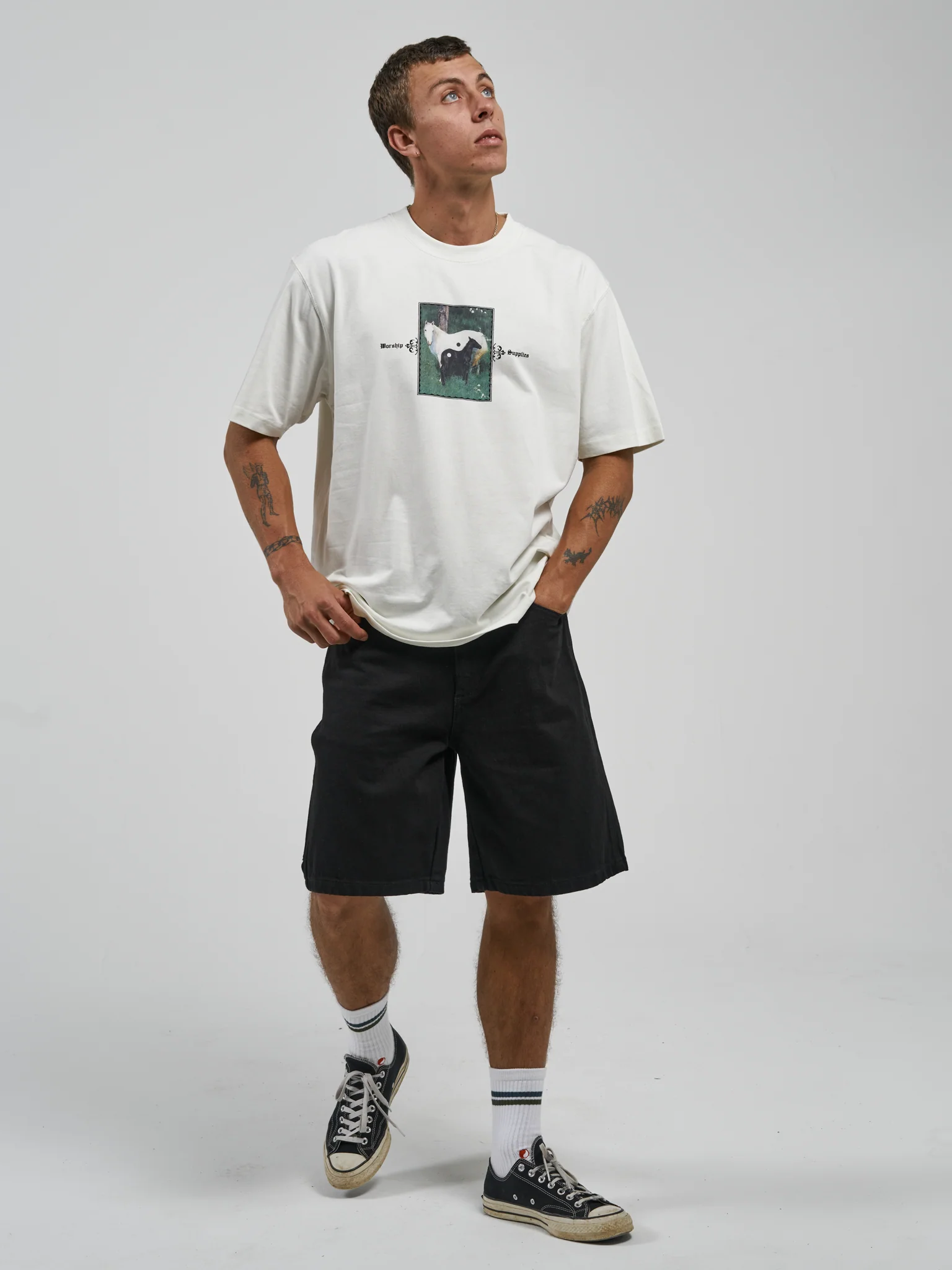 Pony Boy Tee - Bone - Image 6