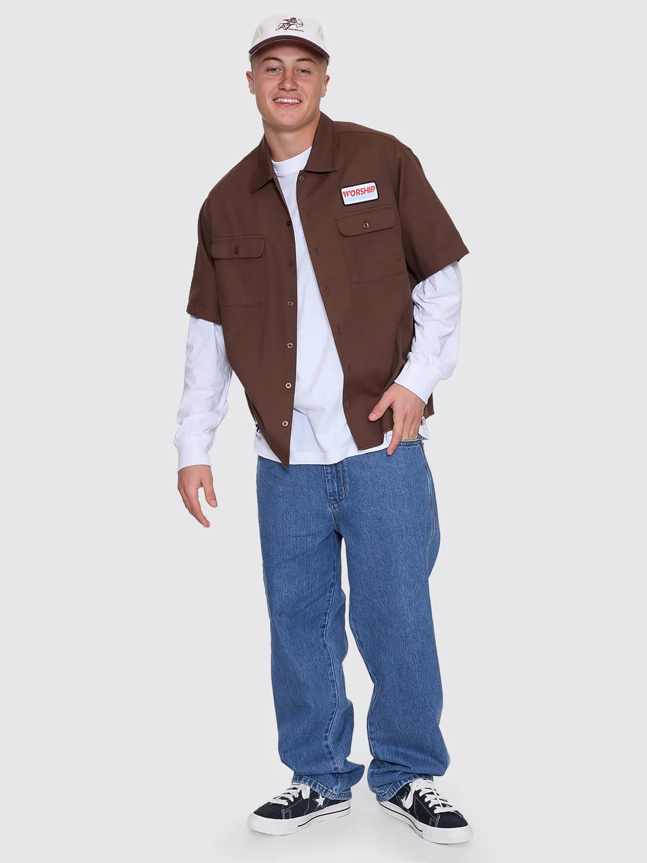 Preparation Short Sleeve Work Shirt - Ganache - Image 4