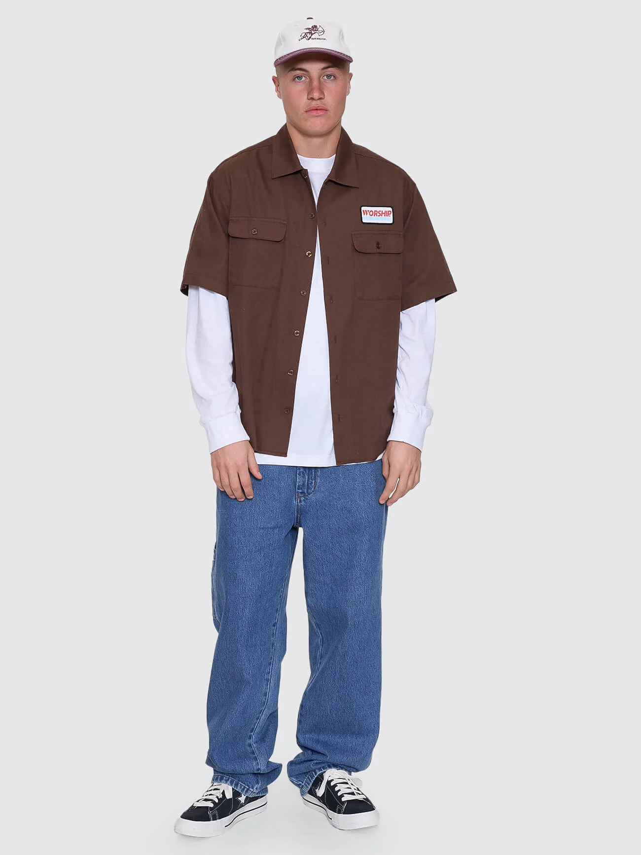 Preparation Short Sleeve Work Shirt - Ganache - Image 7