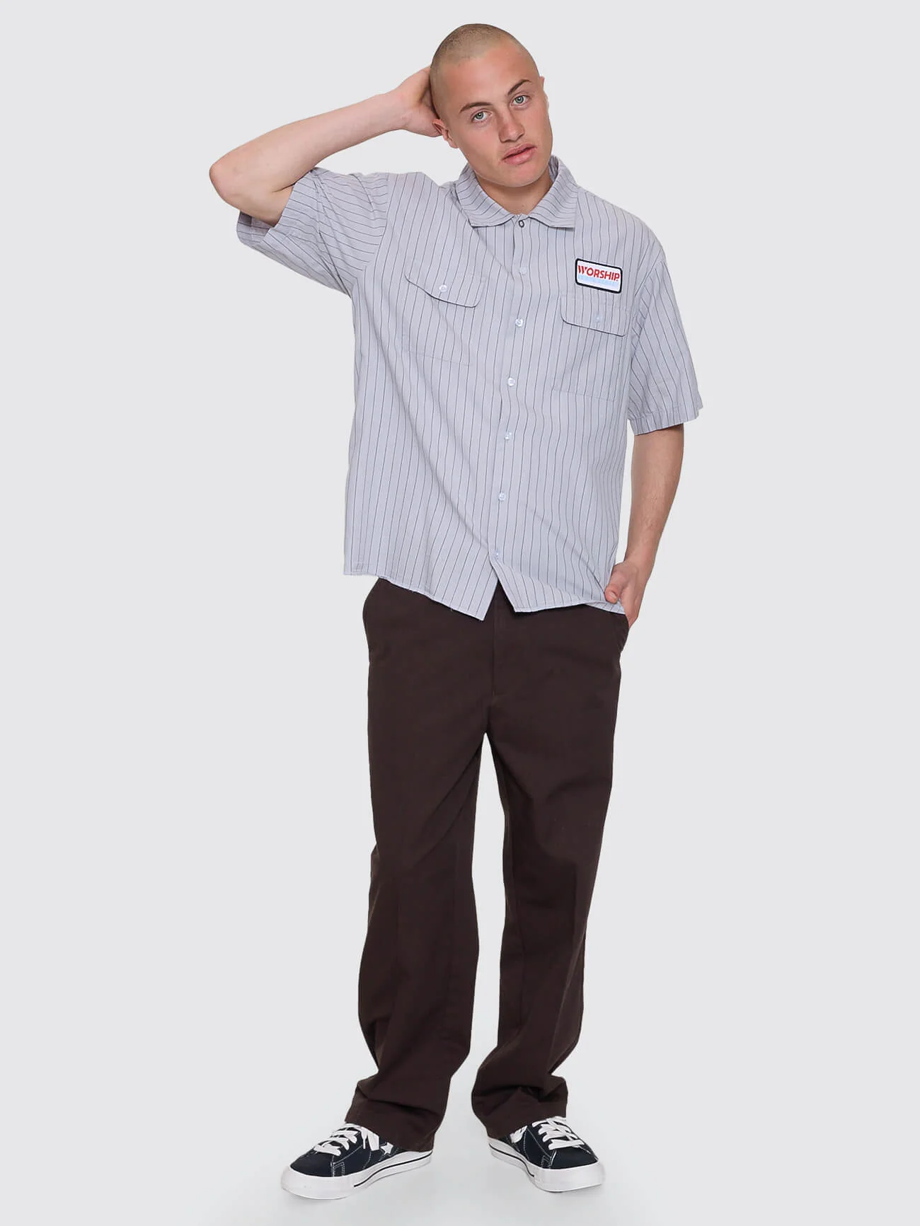 Preparation Short Sleeve Work Shirt - Lunar Grey - Image 6