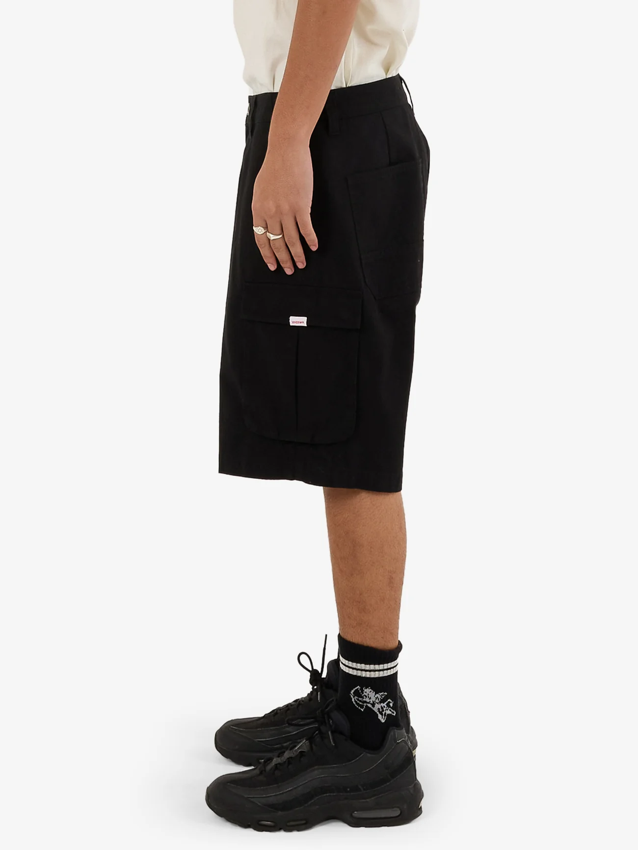 Prequil Cargo Short - Black - Image 3