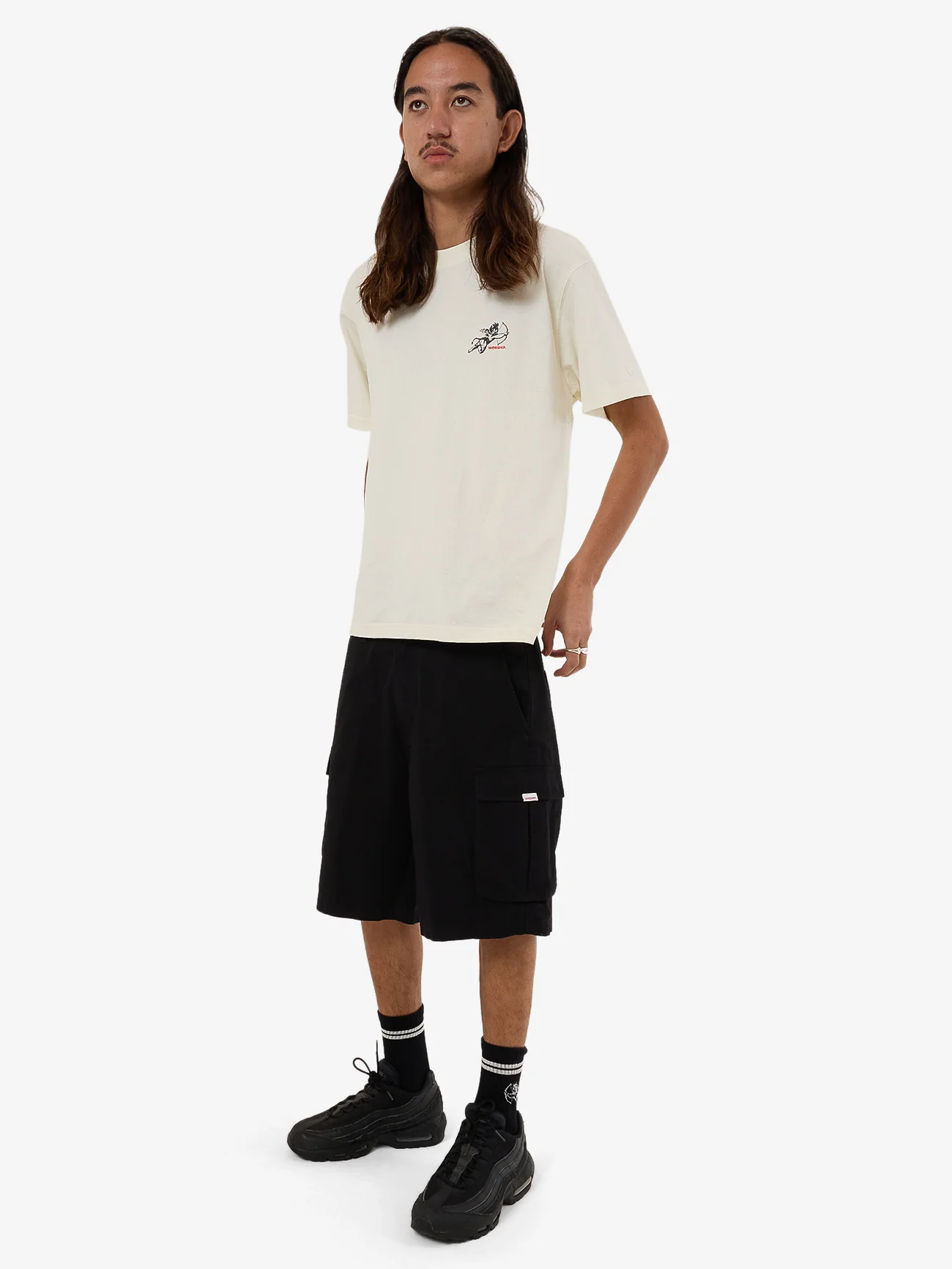 Prequil Cargo Short - Black - Image 6