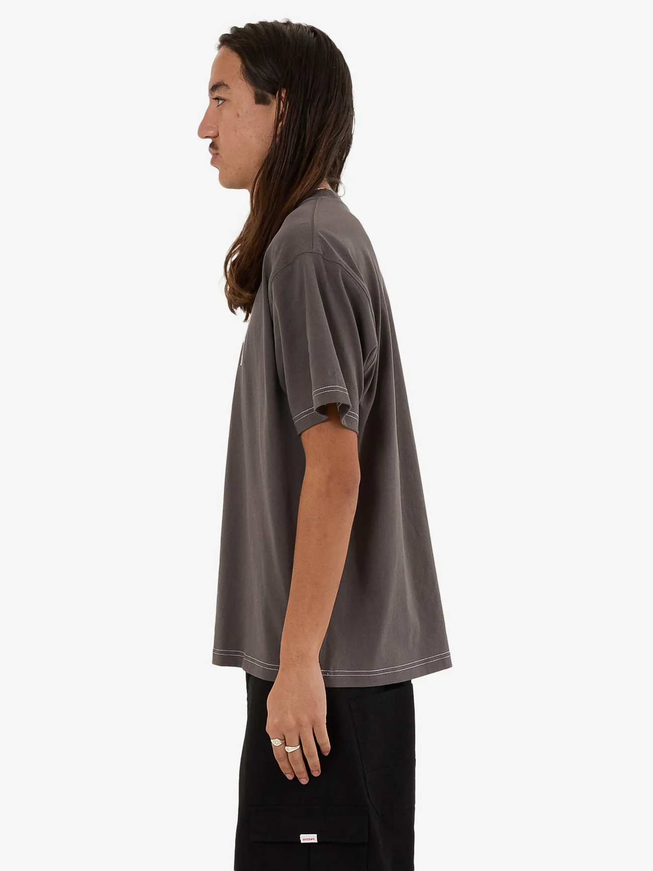 Prequil Tee - Worn Black - Image 3