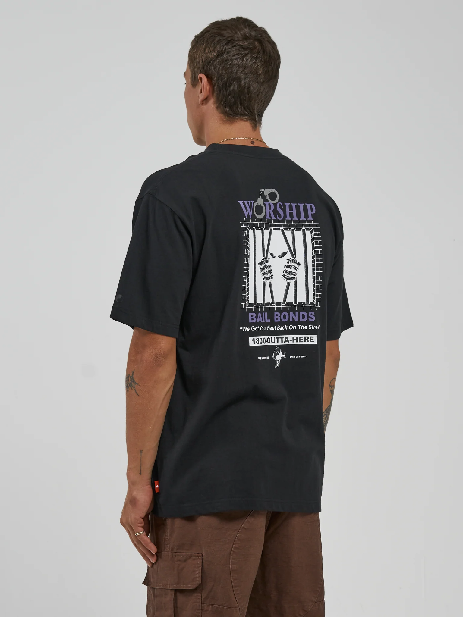 Probation Tee - Black - Image 5