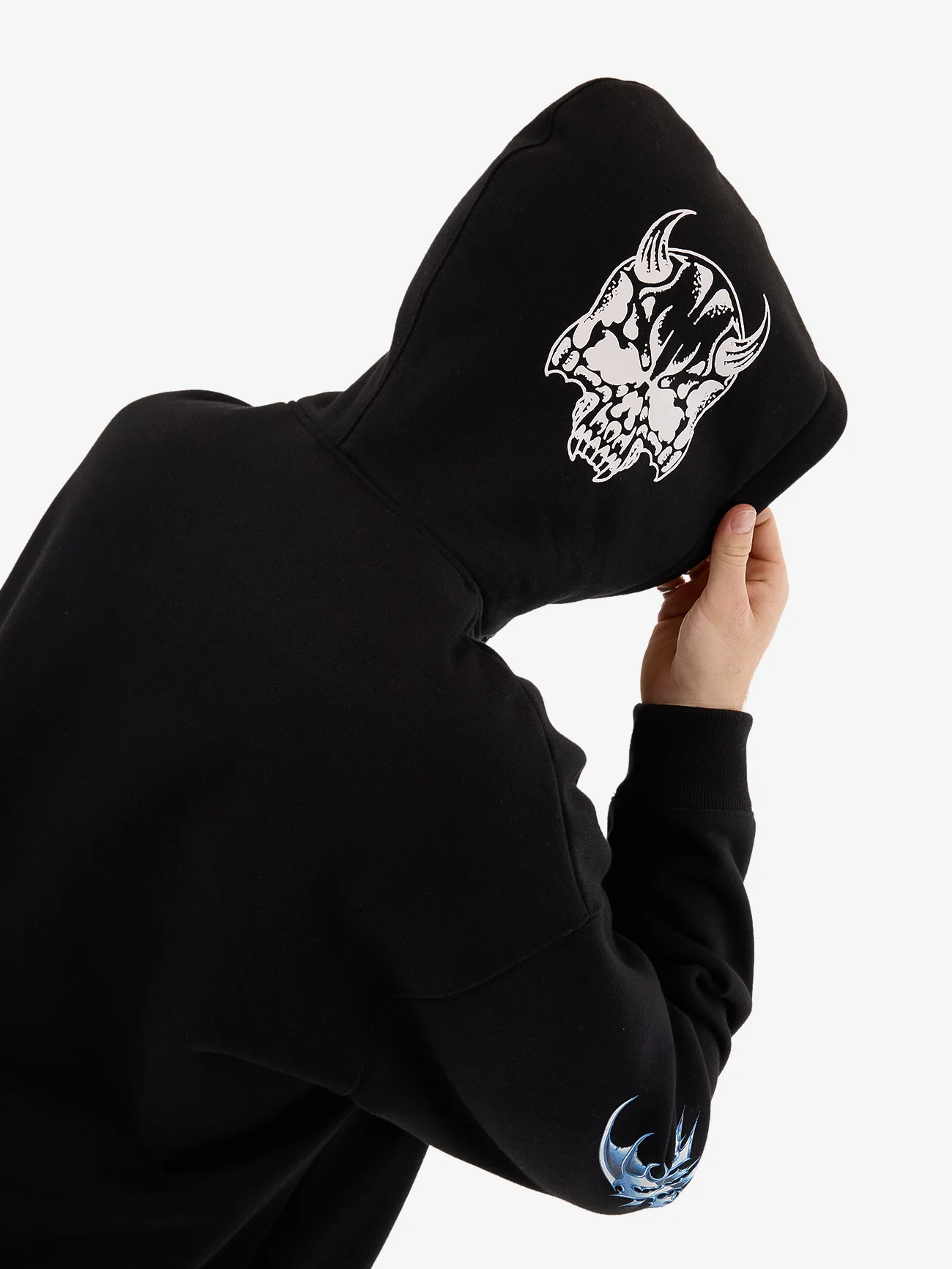 Pure Doom Pullover Hood - Black - Image 10