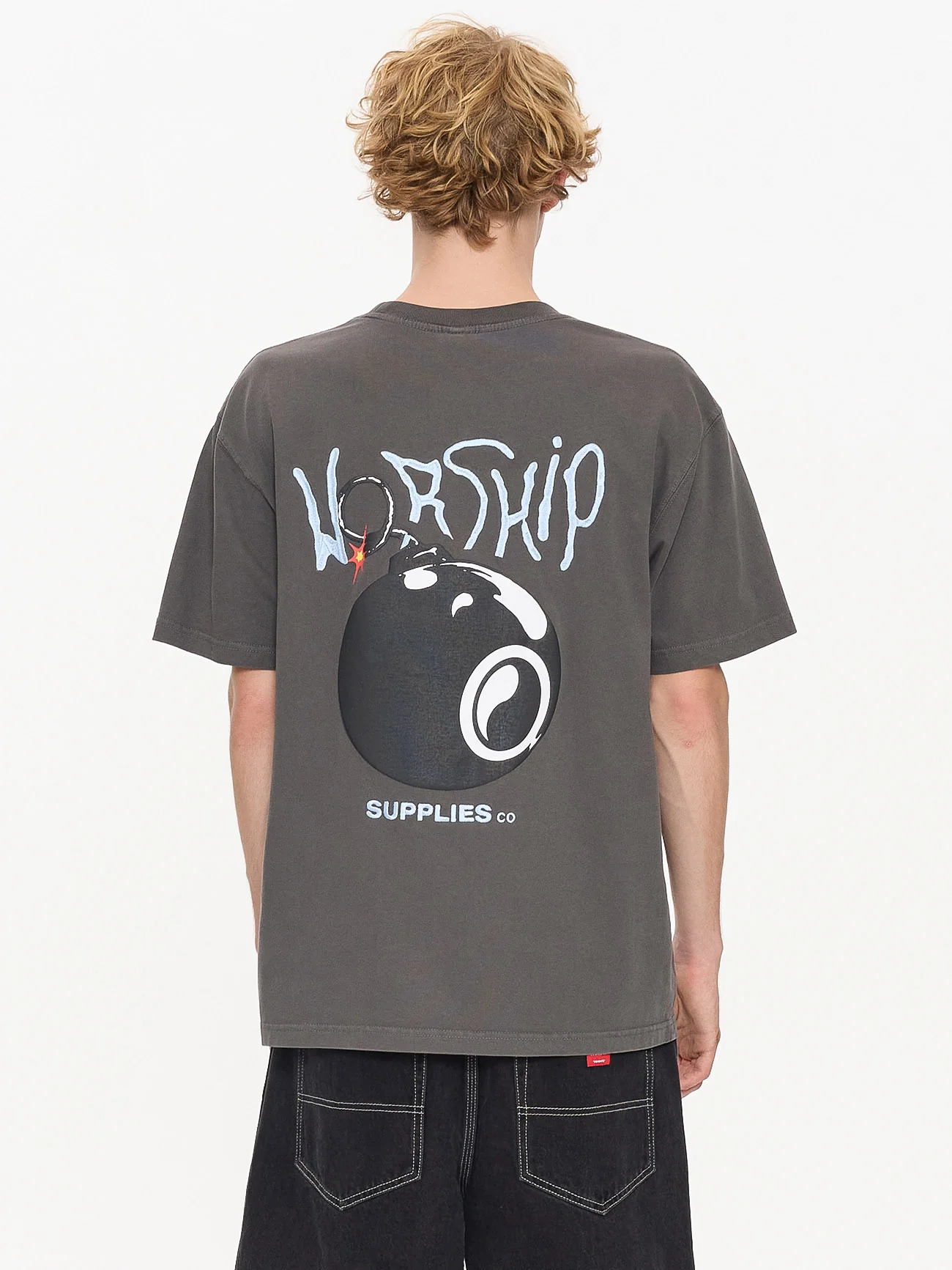 Pure Hazard Tee - Worn Black - Image 3