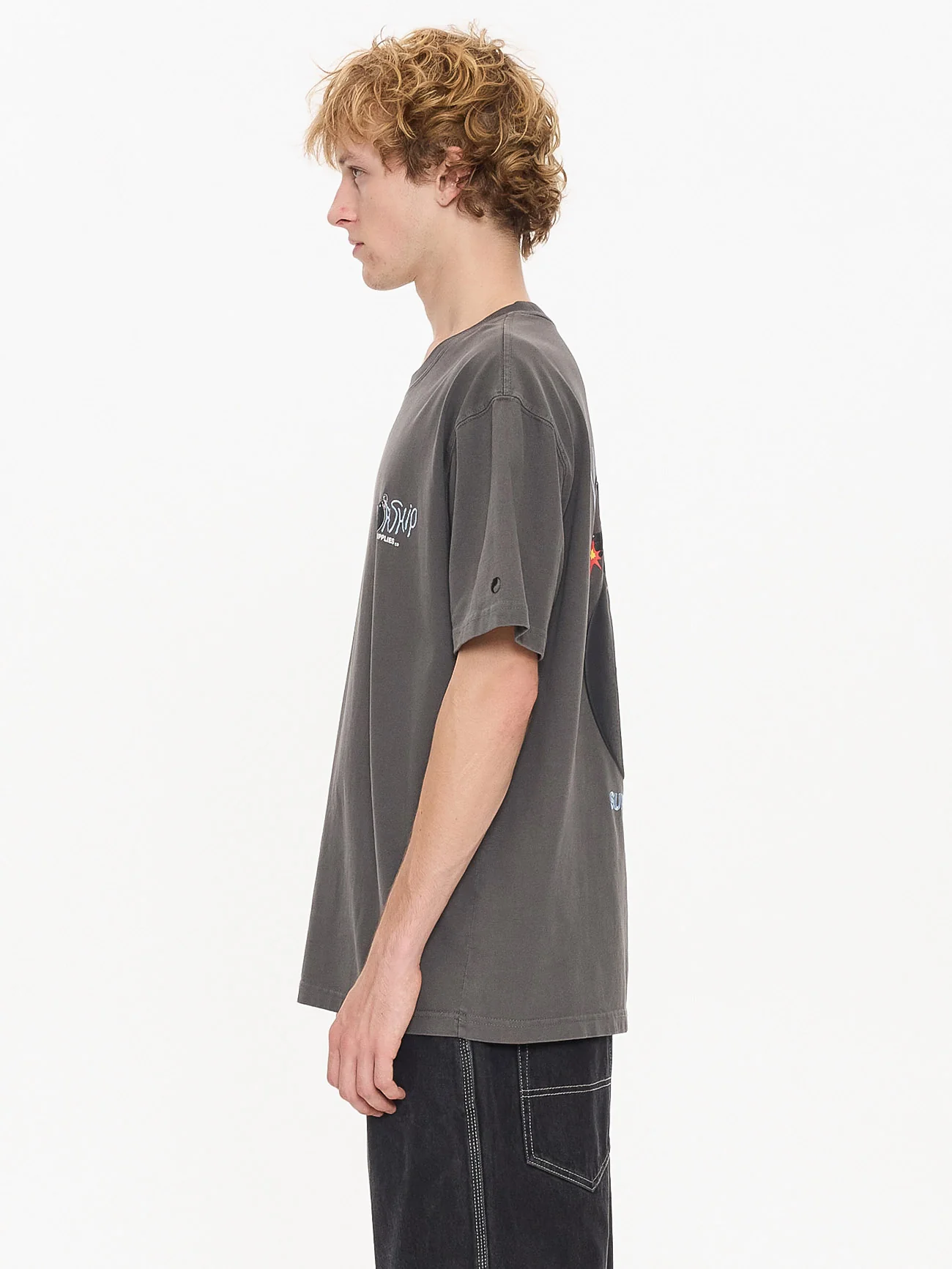 Pure Hazard Tee - Worn Black - Image 4