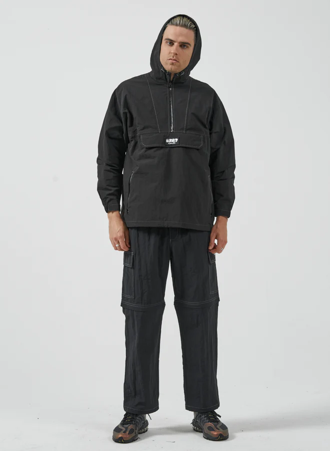 Pure Mayhem Anorak Jacket - Washed Black - Image 3