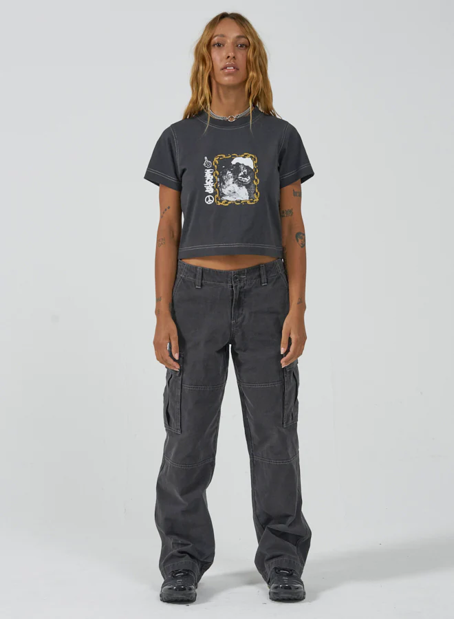 Pure Mayhem Cargo Pant - Washed Black - Image 5