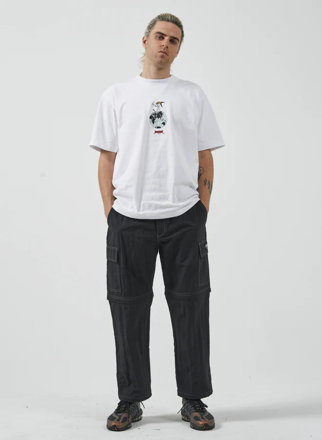 Pure Mayhem Zip Off Nylon Cargo Pant - Black - Image 6