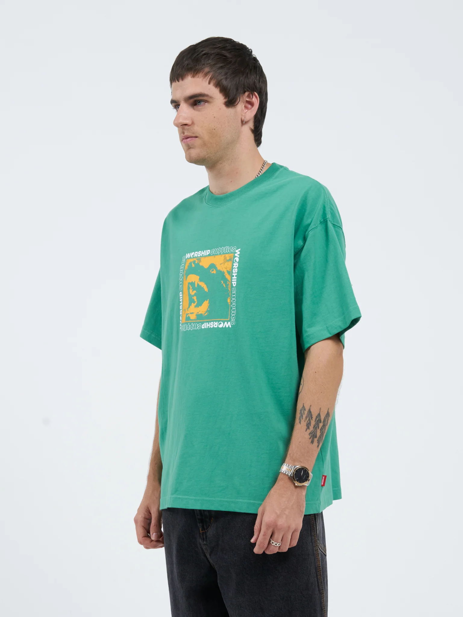 Purebred Tee - Washed Opal Green - Image 3