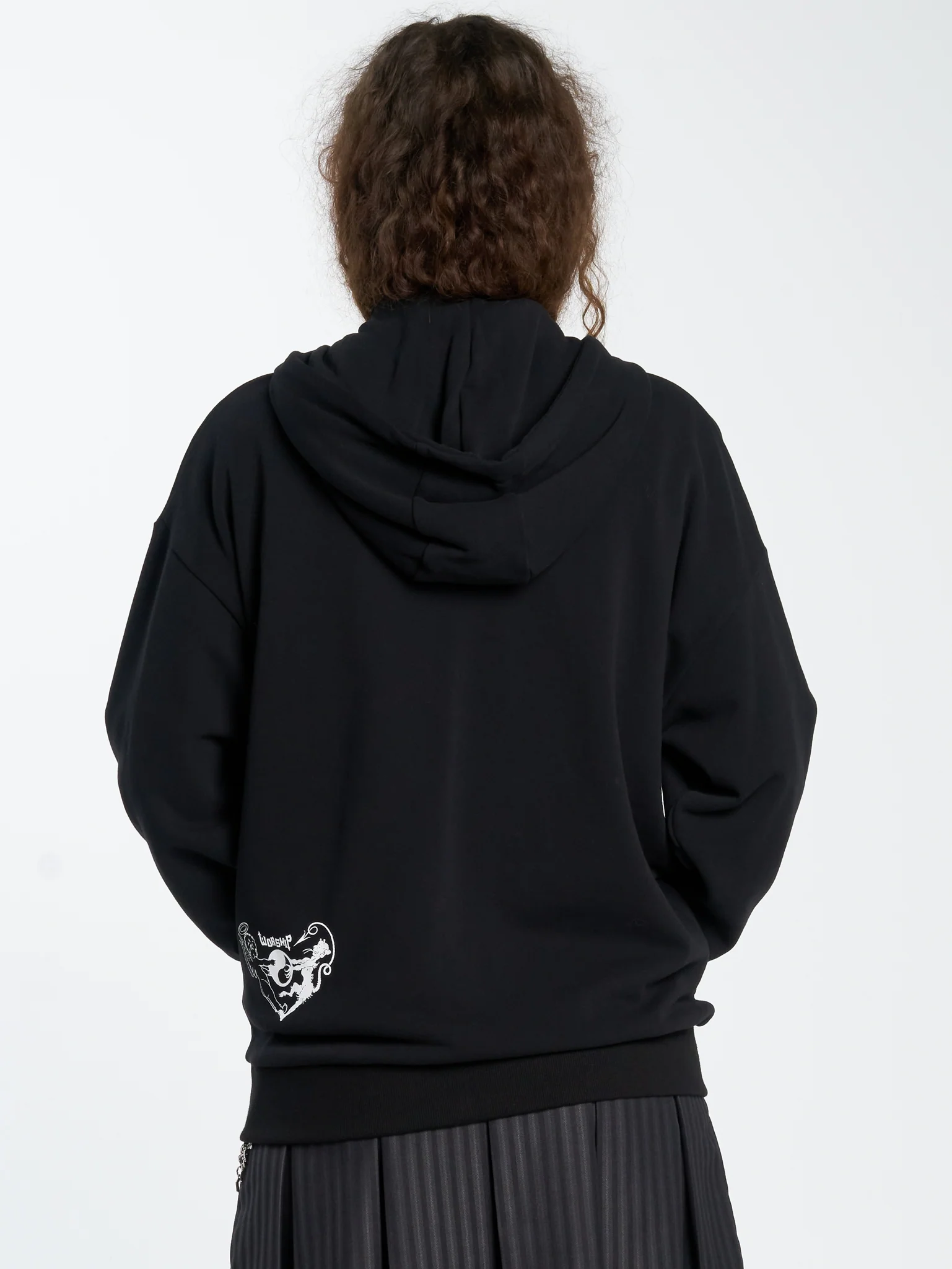 Purgatory Zip Front Hood - Black - Image 2