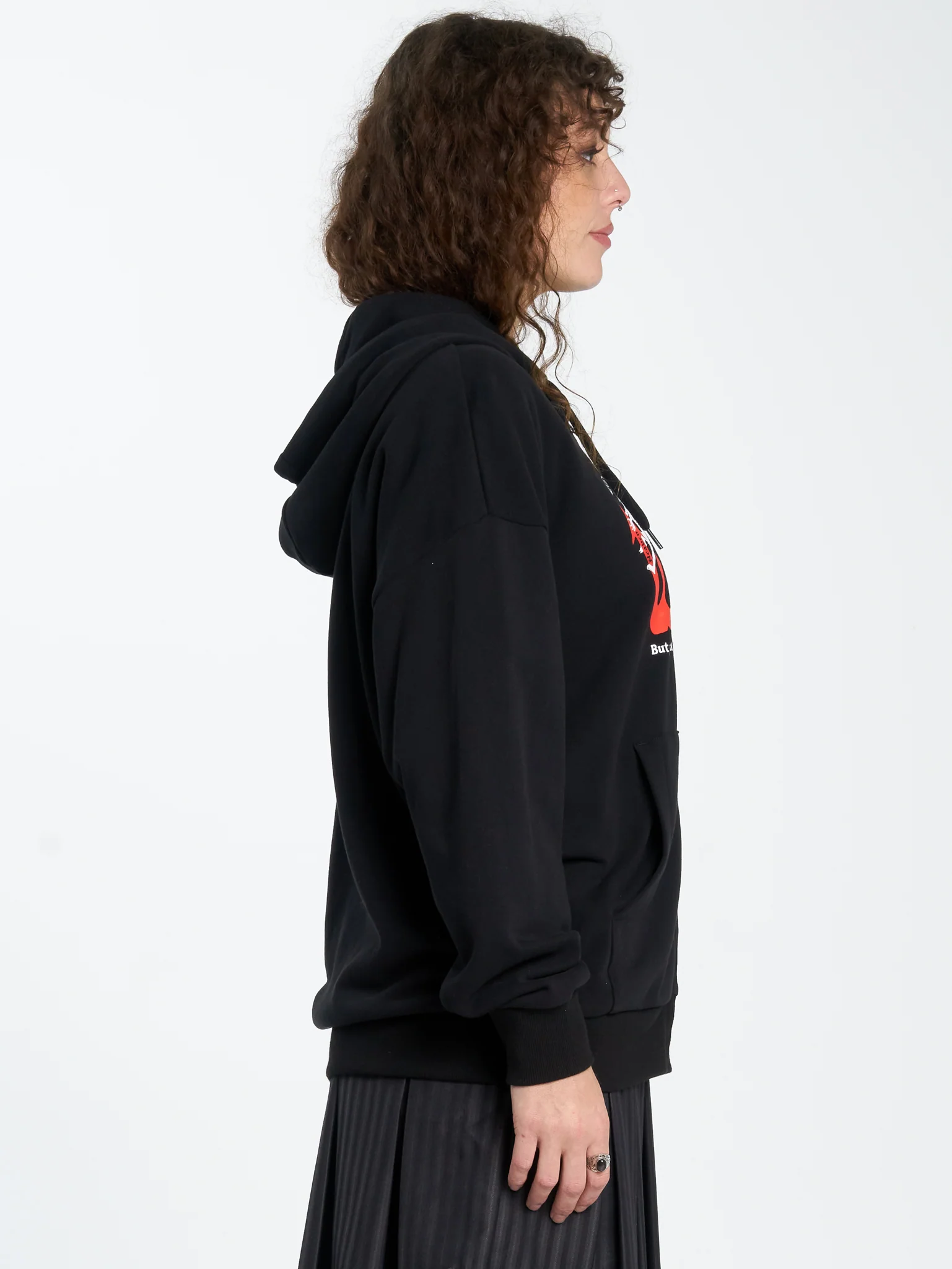 Purgatory Zip Front Hood - Black - Image 4